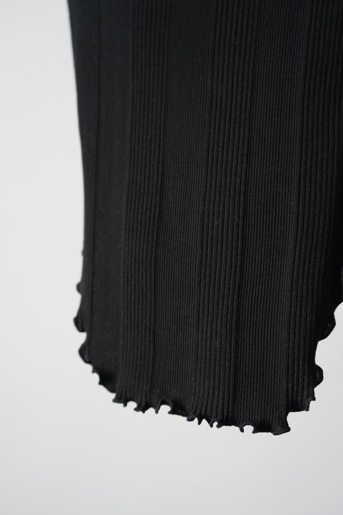 【HAKUJI】Random rib bra TT -black-