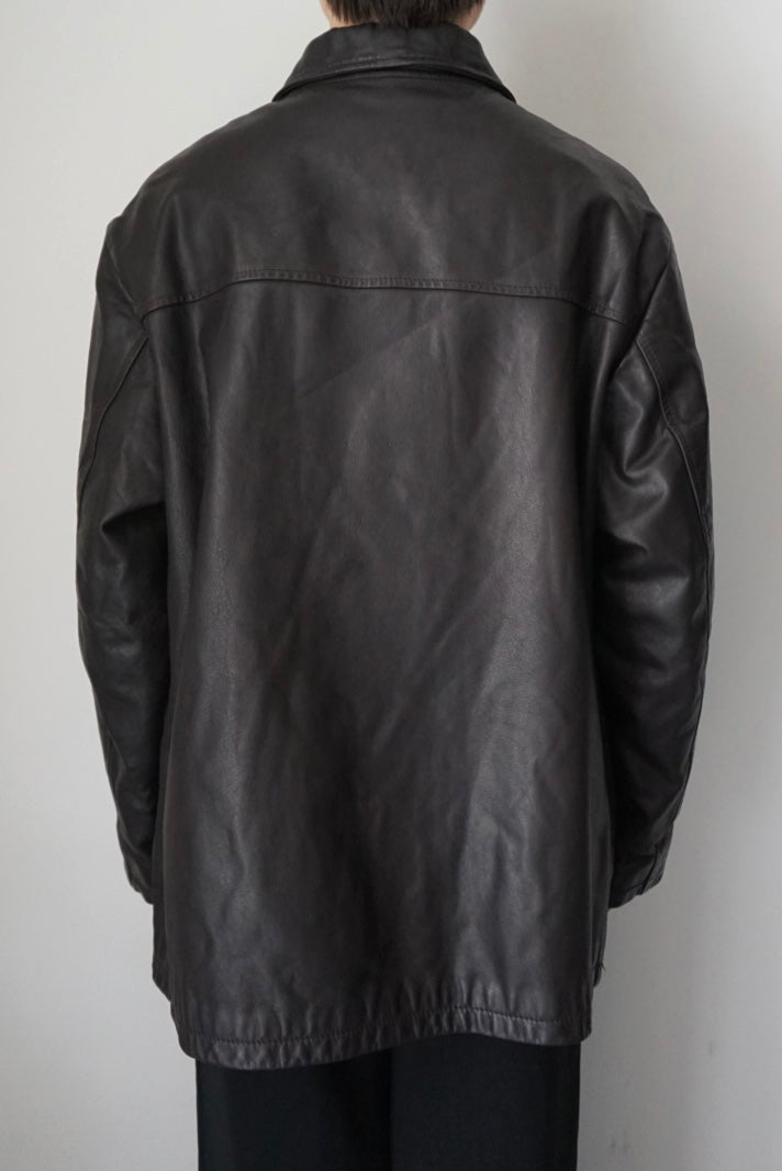"Henly Cottons" leather jacket made in Italy