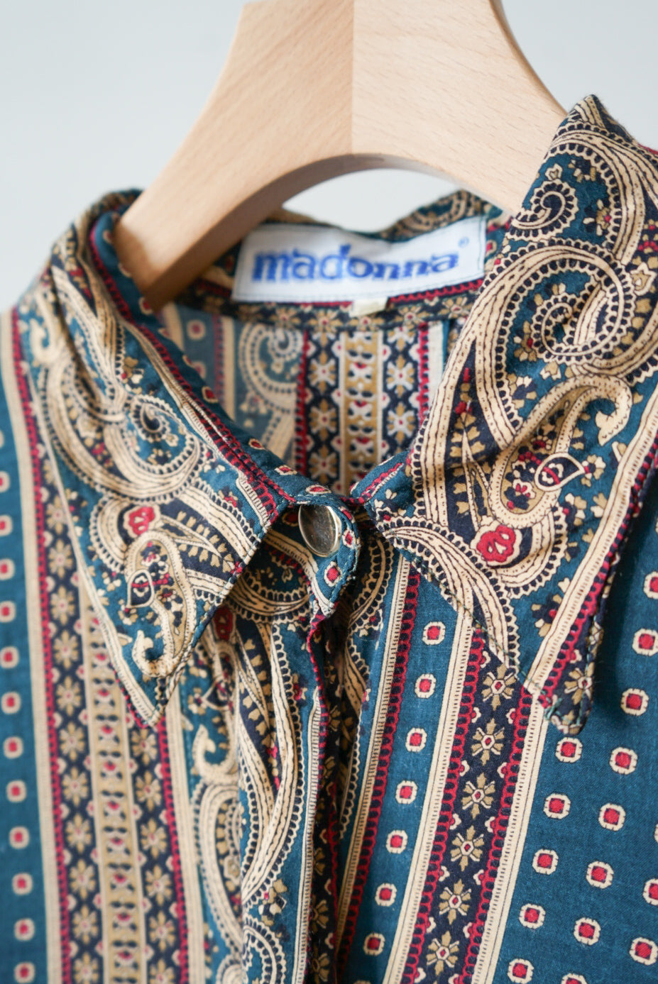 Multi pattern long shirt