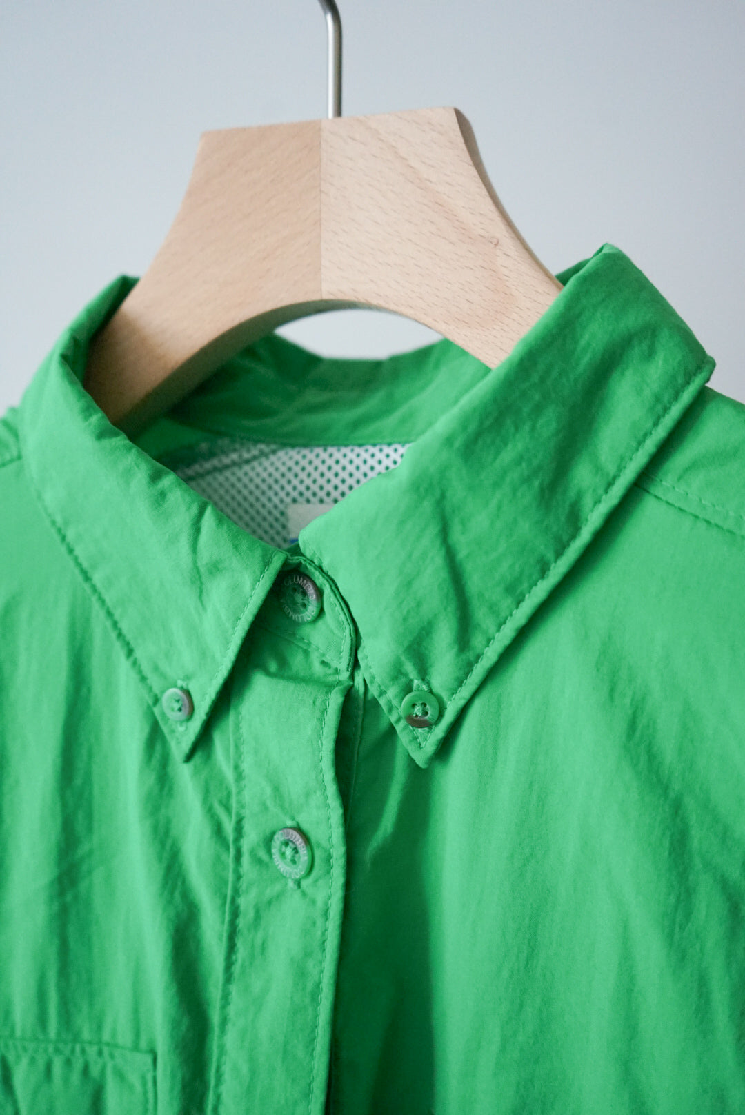 Green fishing shirt
