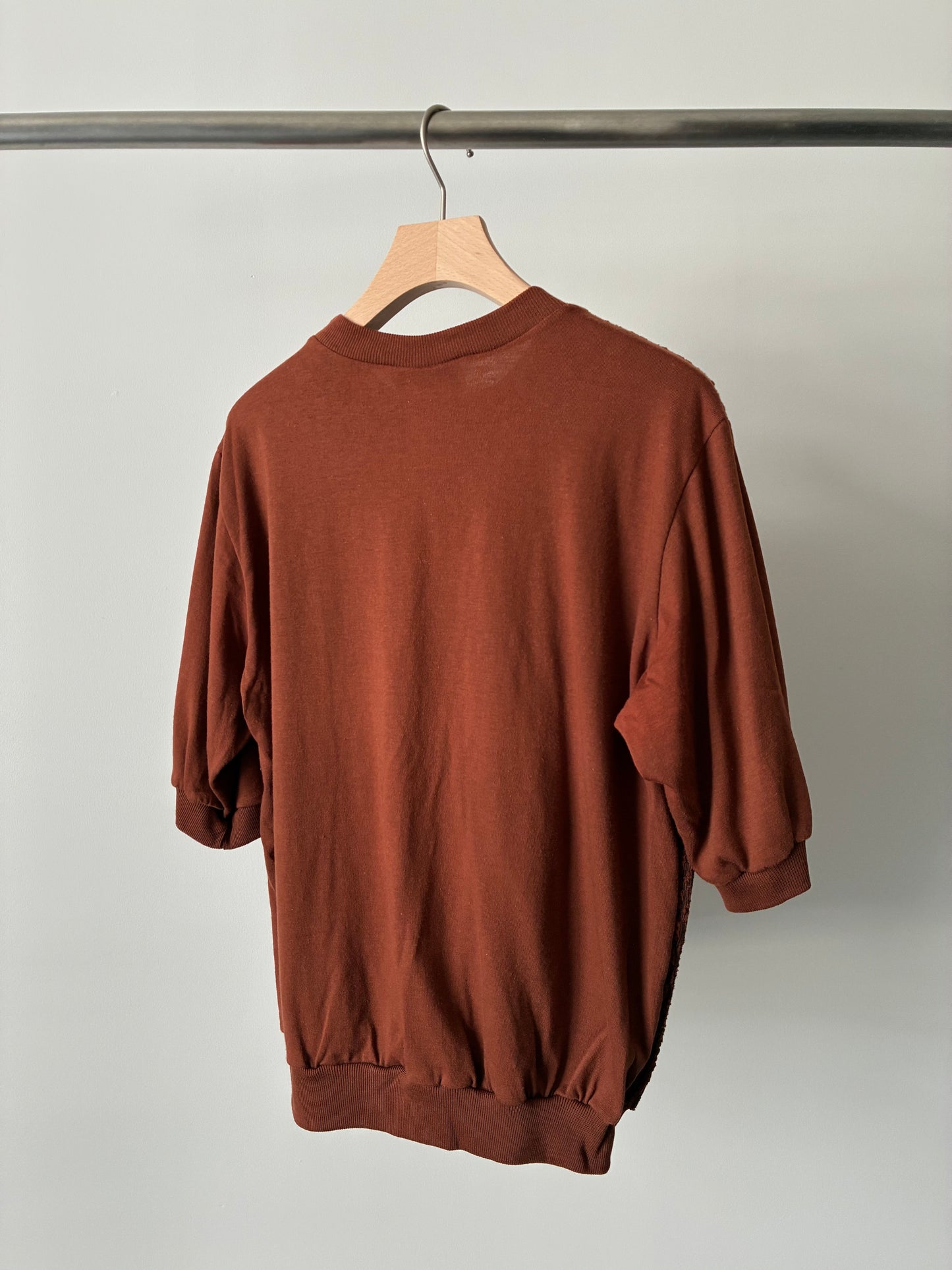 Multi pattern half sleeve tops made in USA
