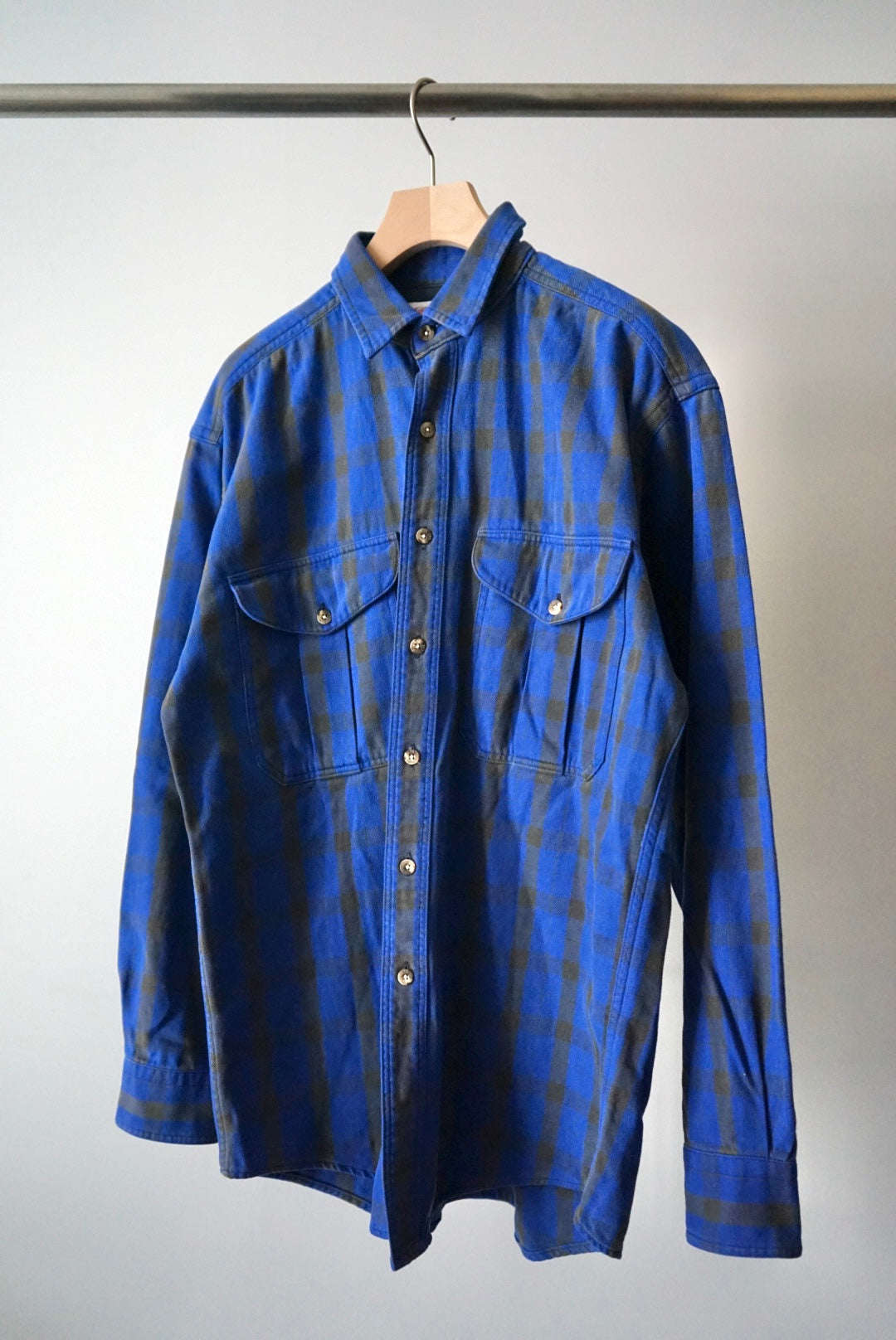 Heavy flannel check shirt