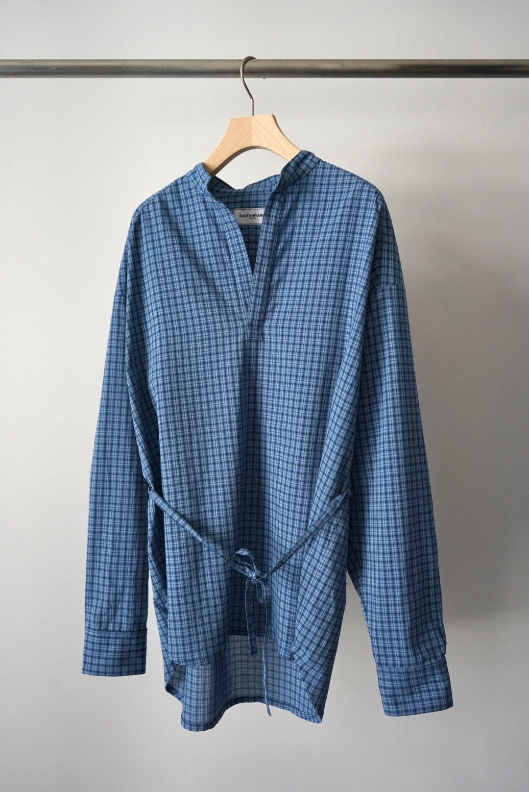 【SHOTAHIYAMA】check pullover shirt