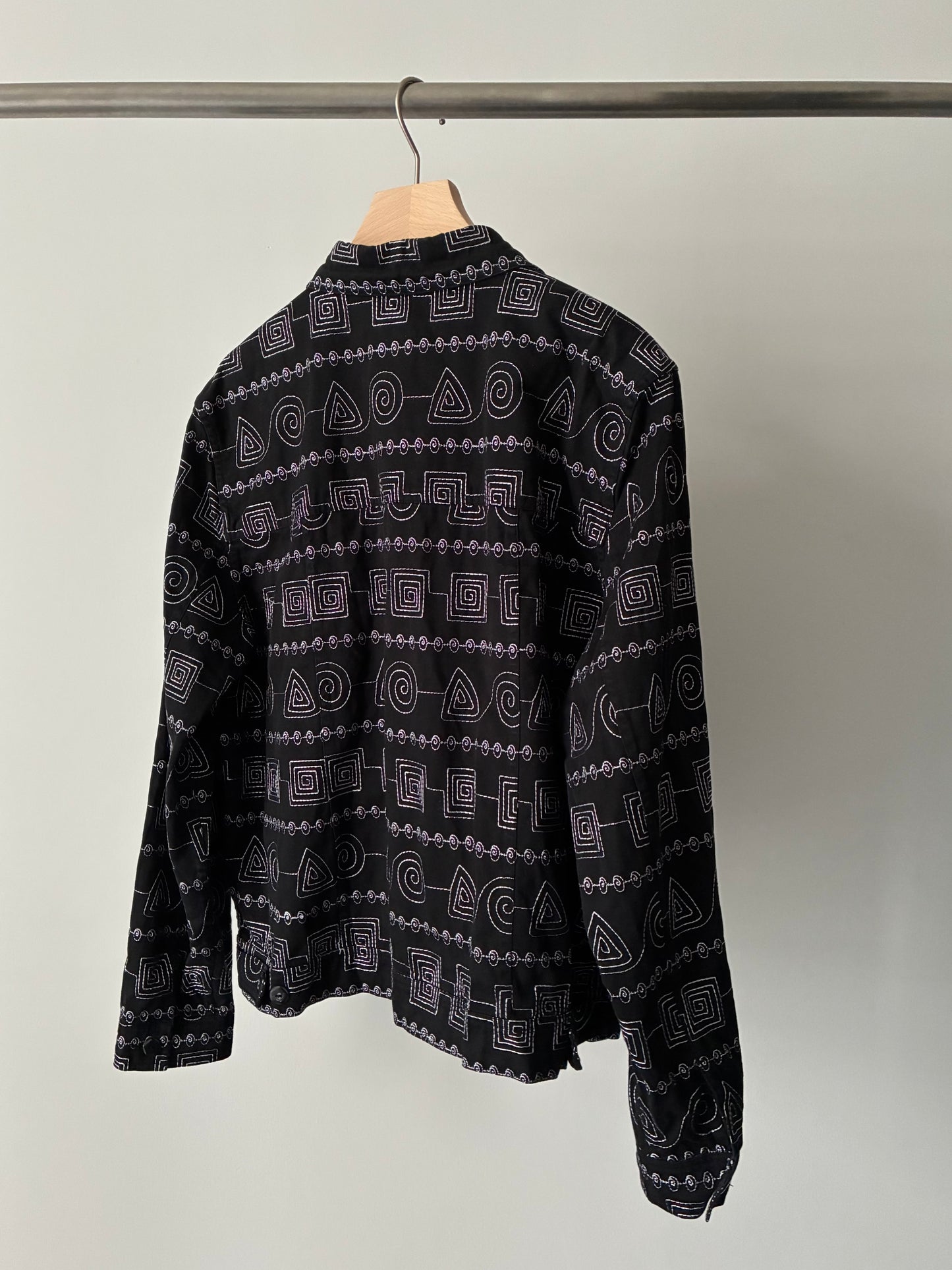 Silver embroidery jacket