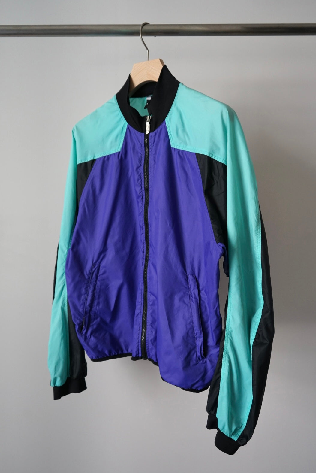 "THE NORTH FACE" Multi colors nylon jacket made in USA