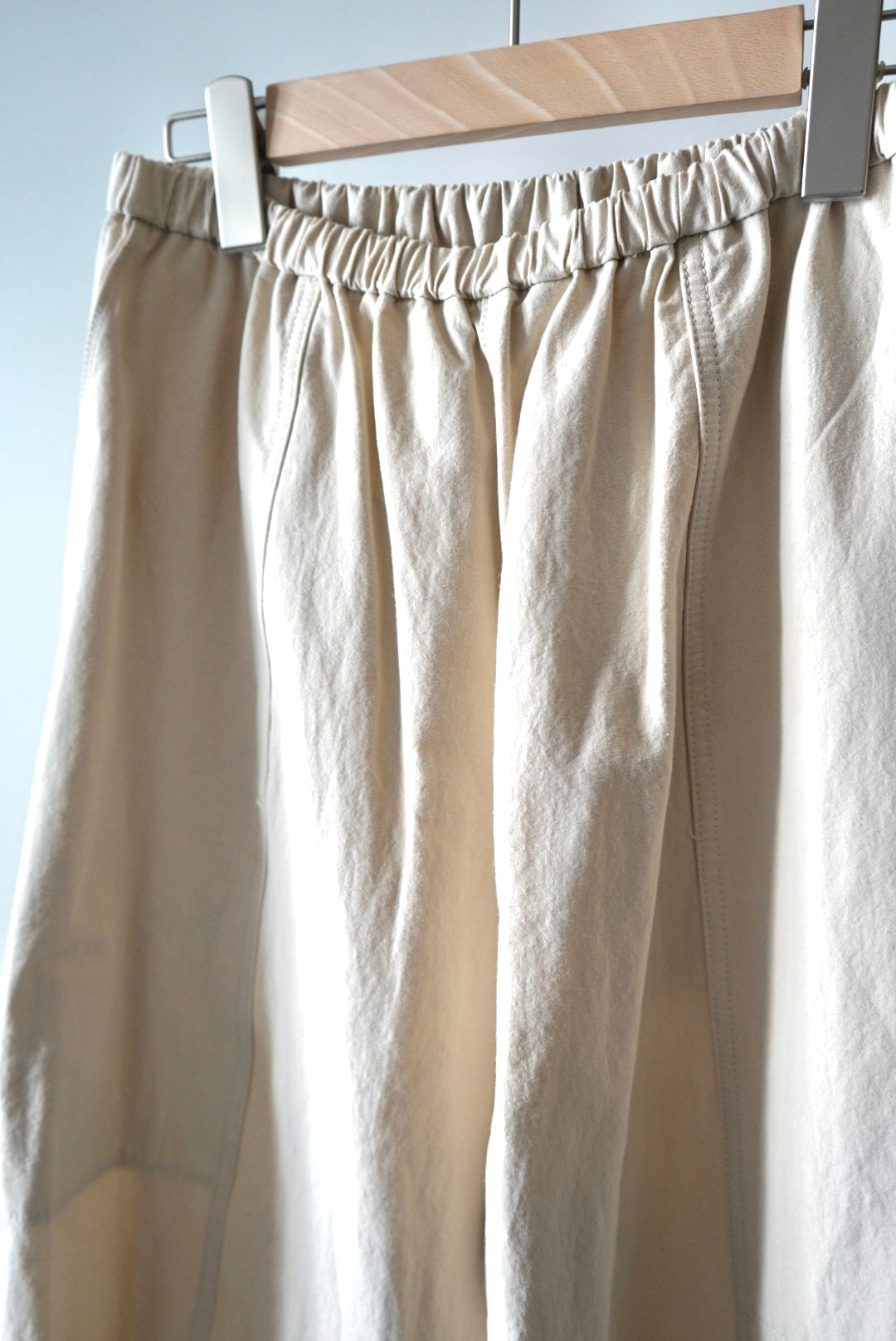 【HAKUJI】 Cotton linen weather pants sand