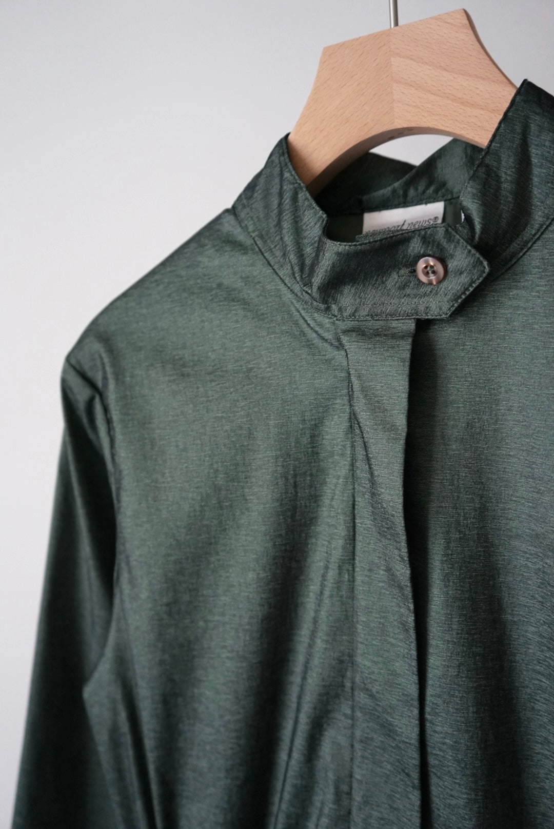 Shiny design zipup jacket