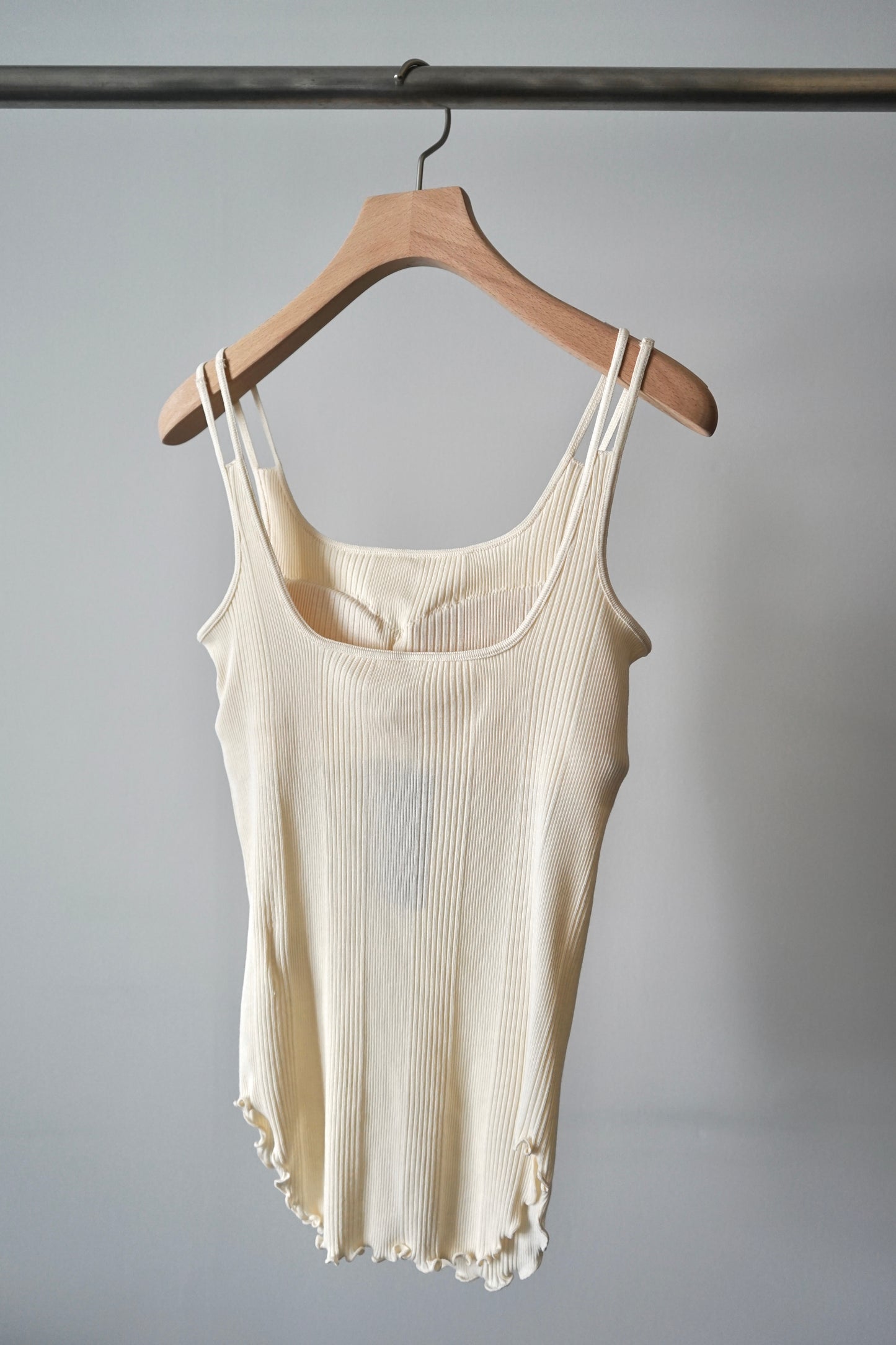【HAKUJI】Random rib bra TT -Ivory-