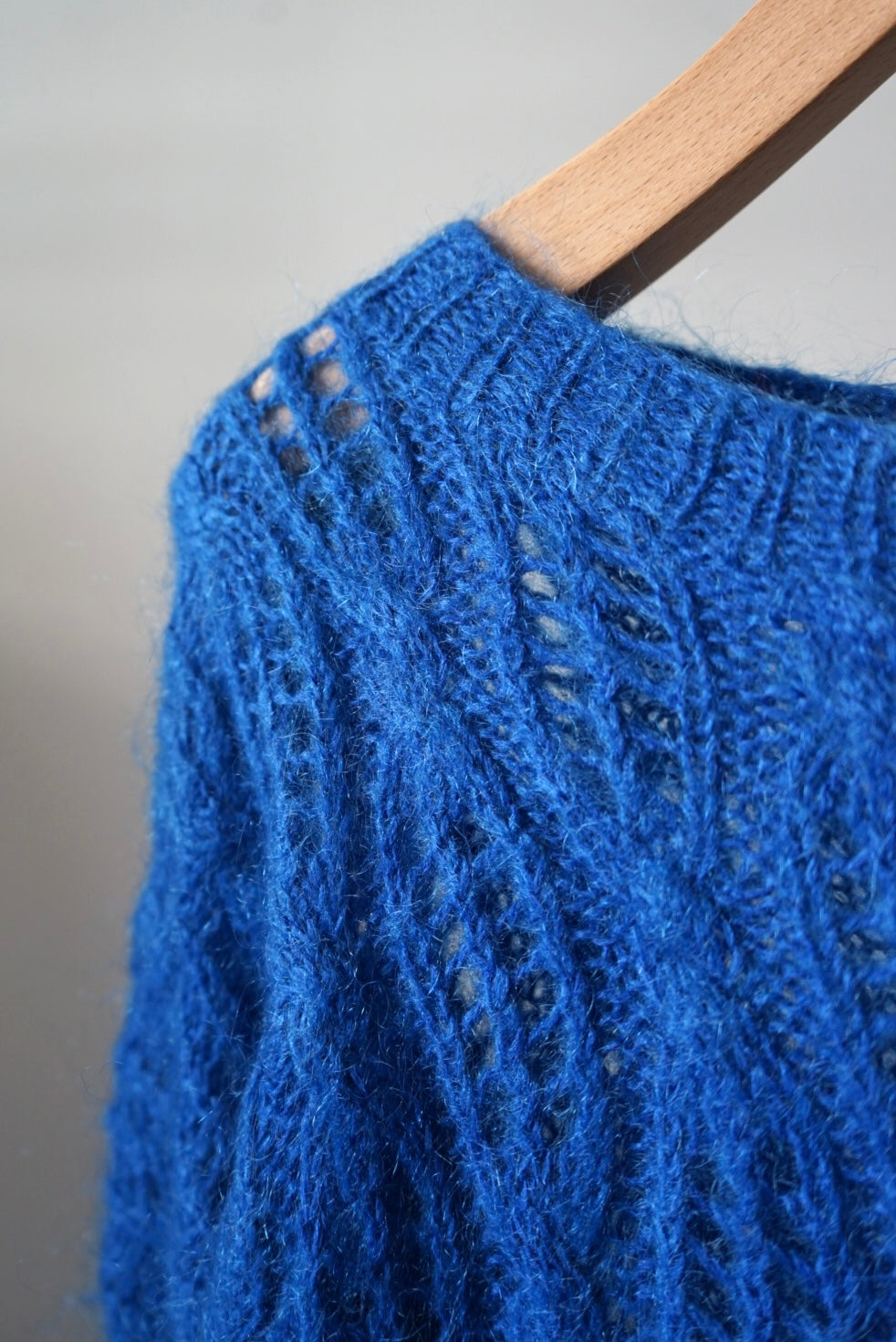 Mohair low gauge knit