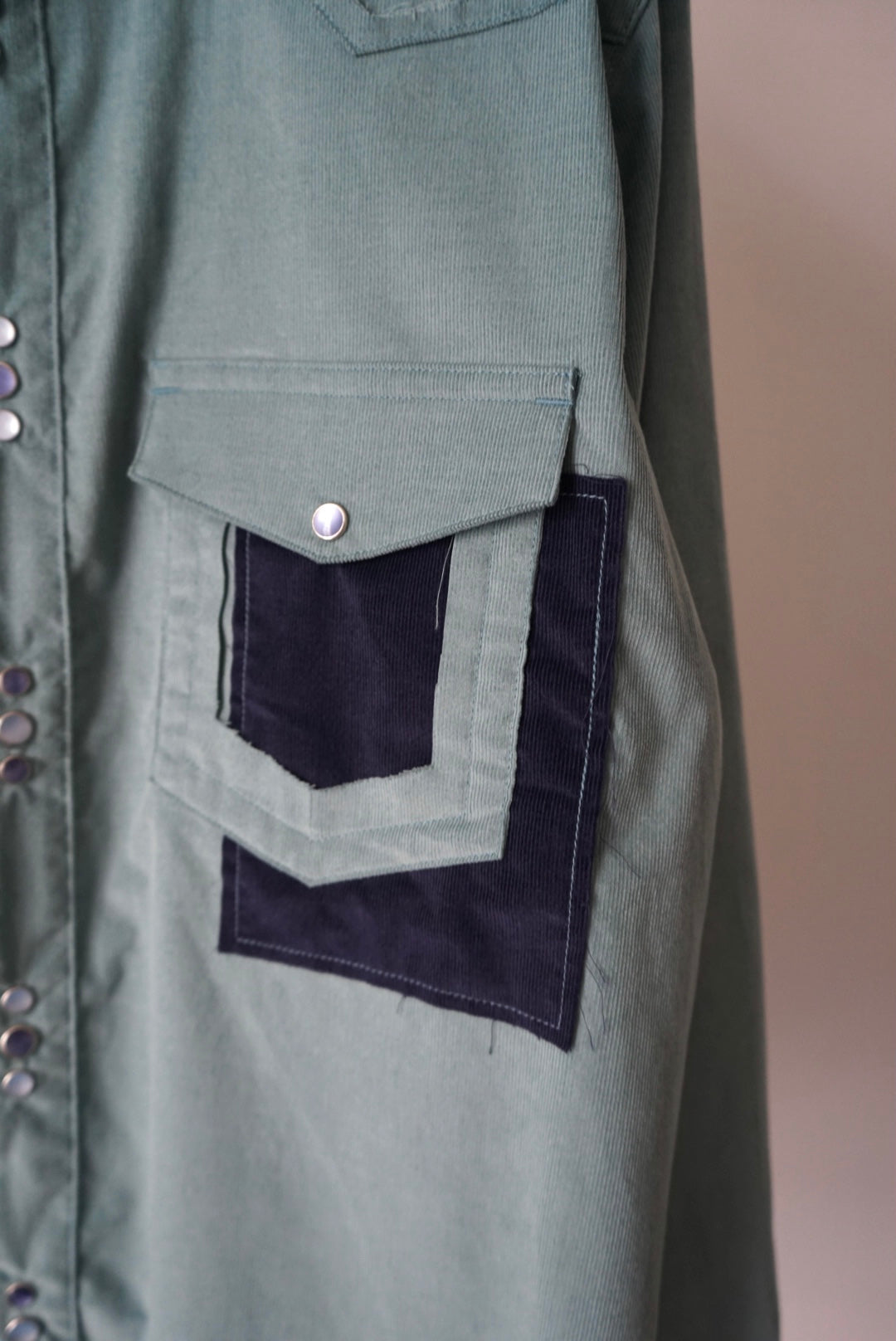 【SHOTAHIYAMA】corduroy cutting western shirt