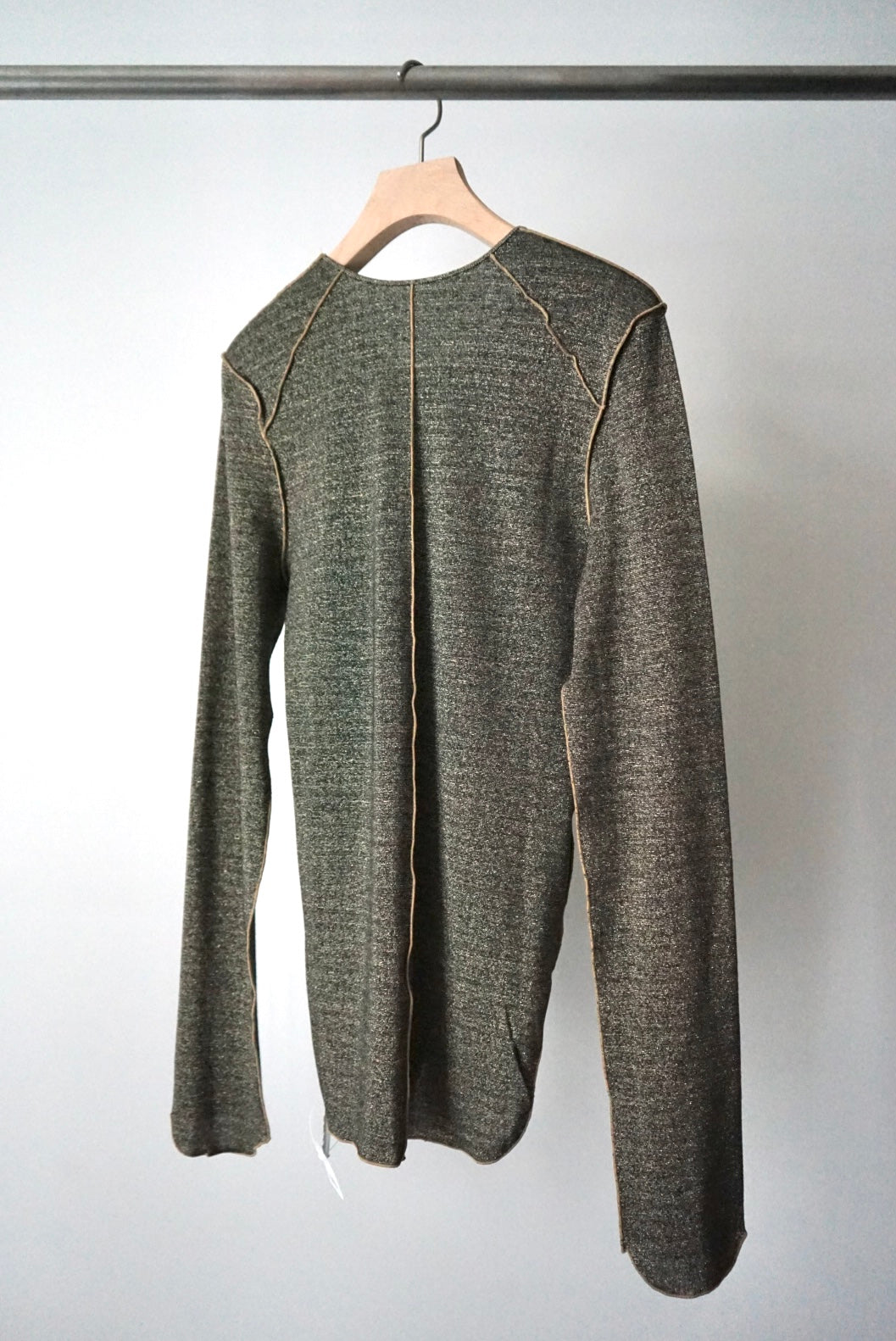 【HAKUJI】Glittery L/S PO -black-