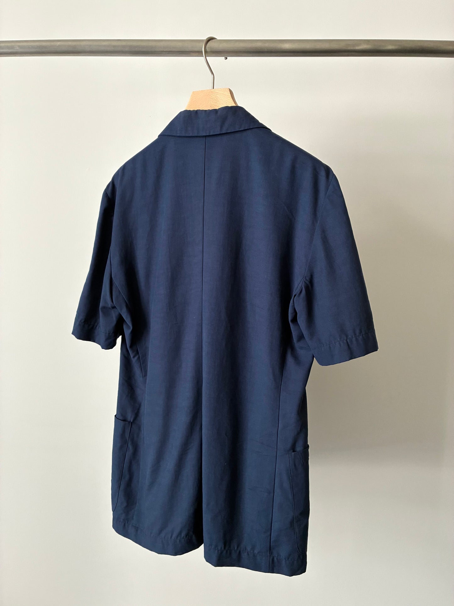 Gold buttons poly viscose jacket made in Italy