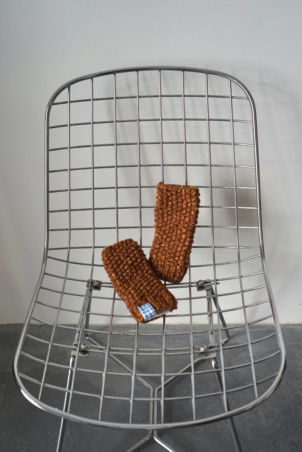 【SHOTAHIYAMA】WOOL MIX HAND KNIT GLOVES