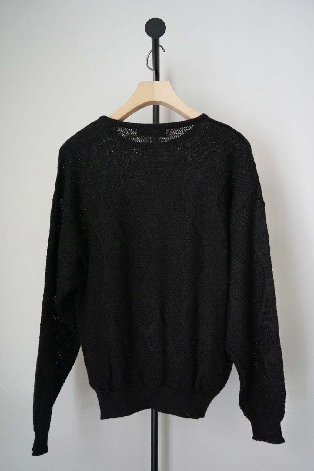 Pattern pullover knit