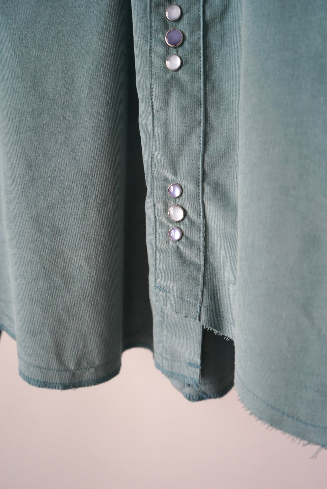 【SHOTAHIYAMA】corduroy cutting western shirt