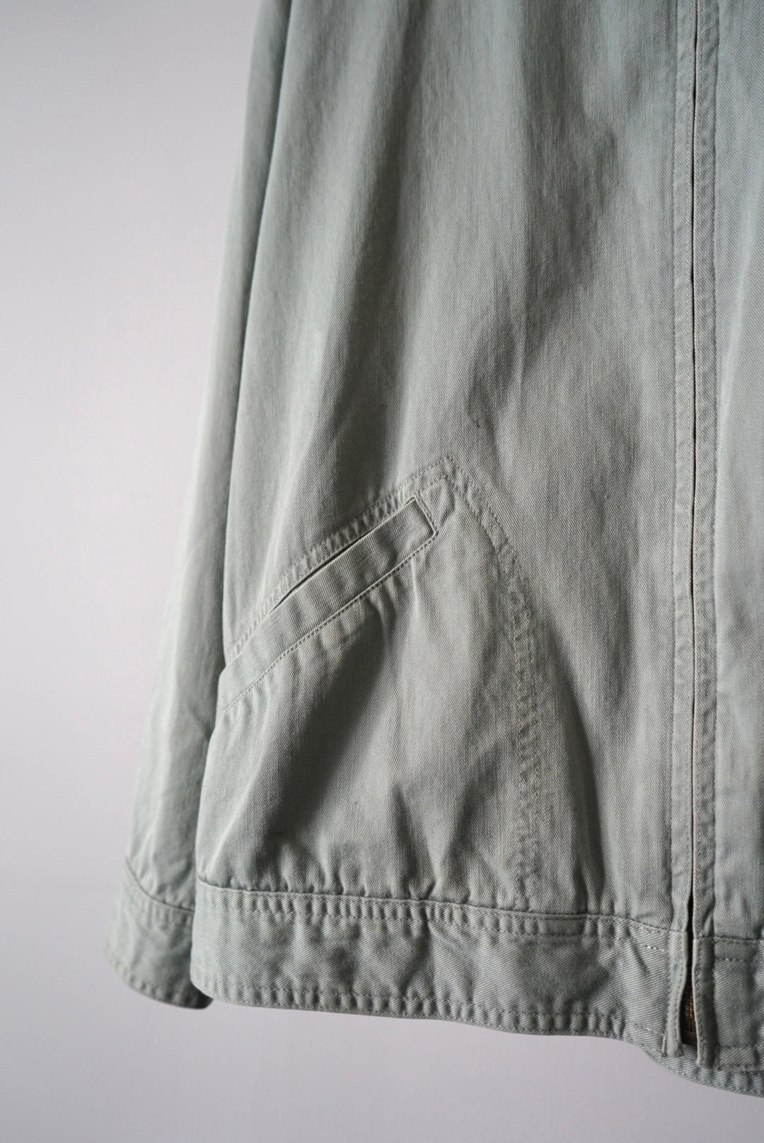 Sage green zipup jacket