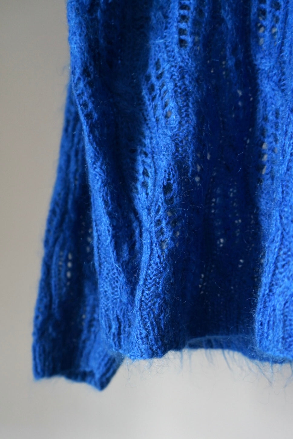 Mohair low gauge knit