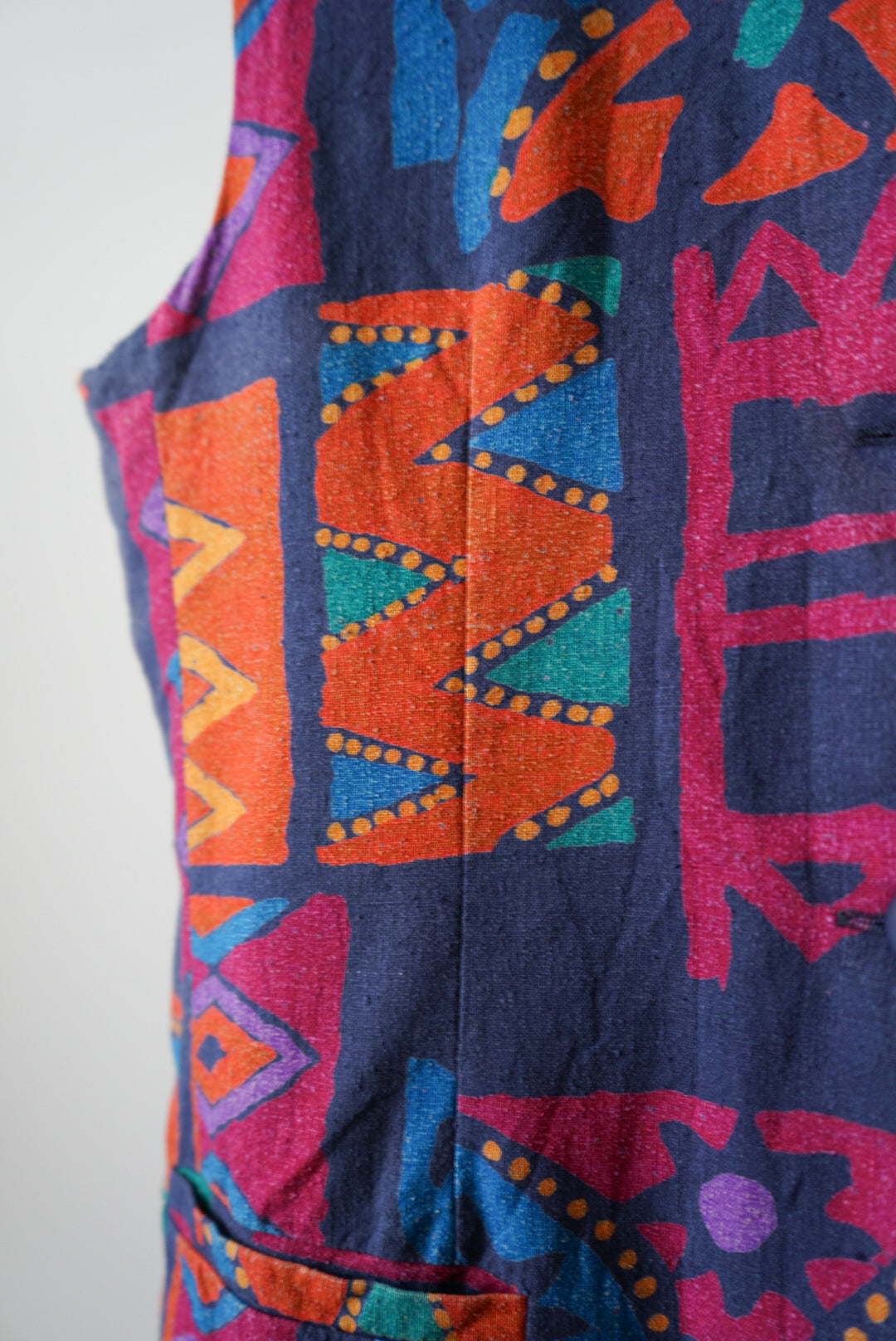 Multi pattern vest