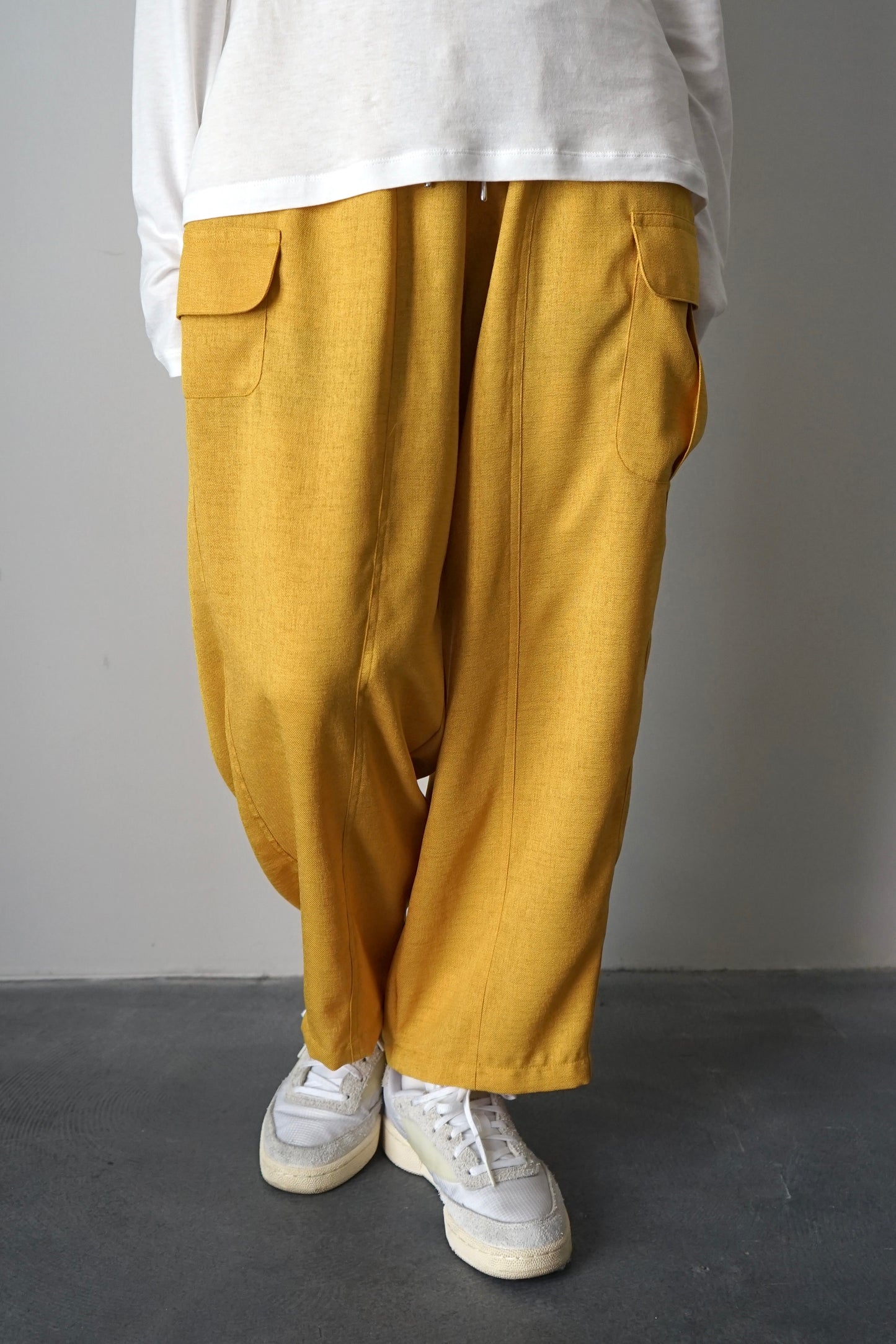 【SHOTAHIYAMA】balloon cargo pants mustard
