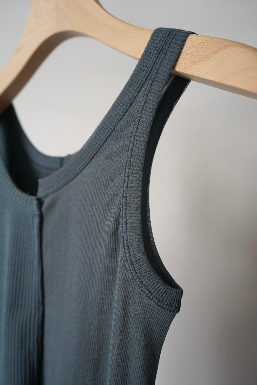 【HAKUJI】sheer/OG rib tanktop