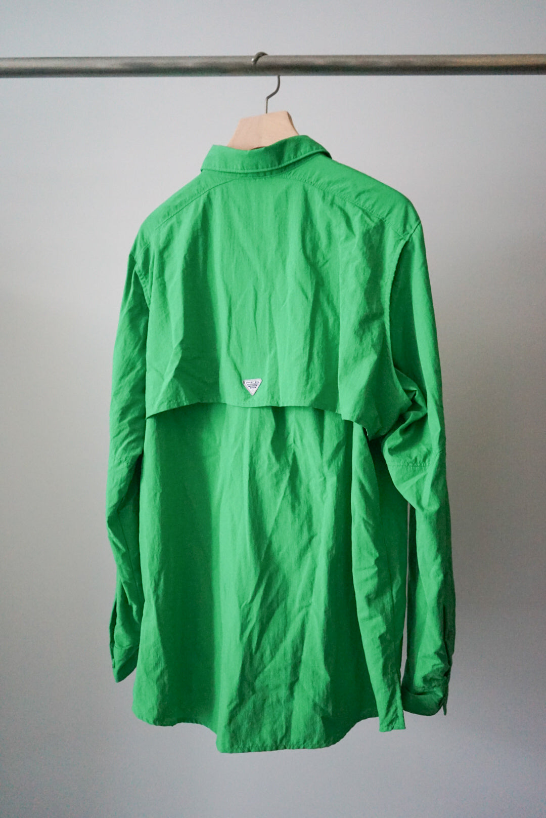 Green fishing shirt