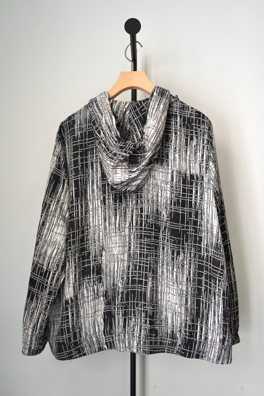 Silk art print foodie shirt jacket