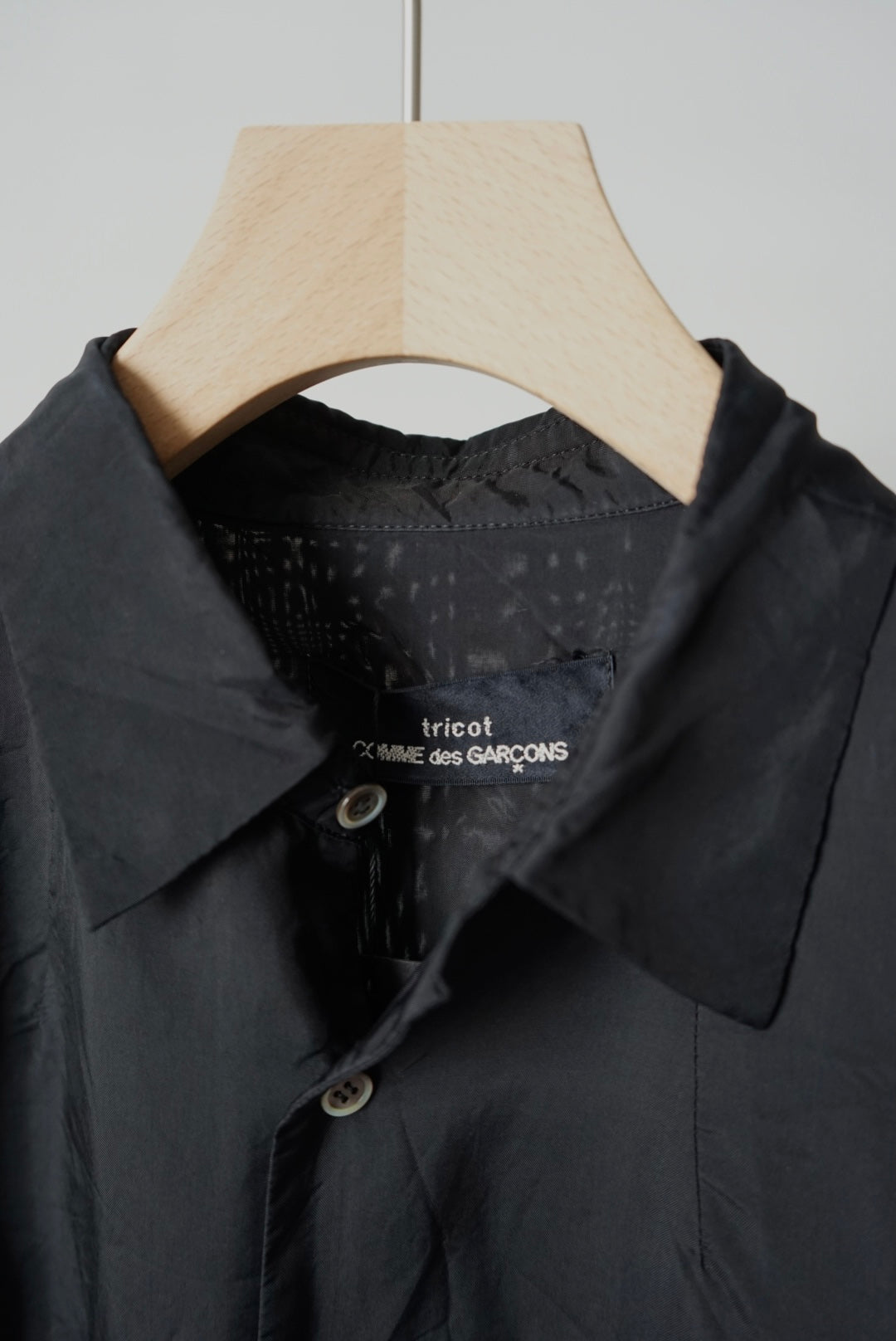 "tricot COMME des GARCONS" CUPRA SHIRT BLOUSE