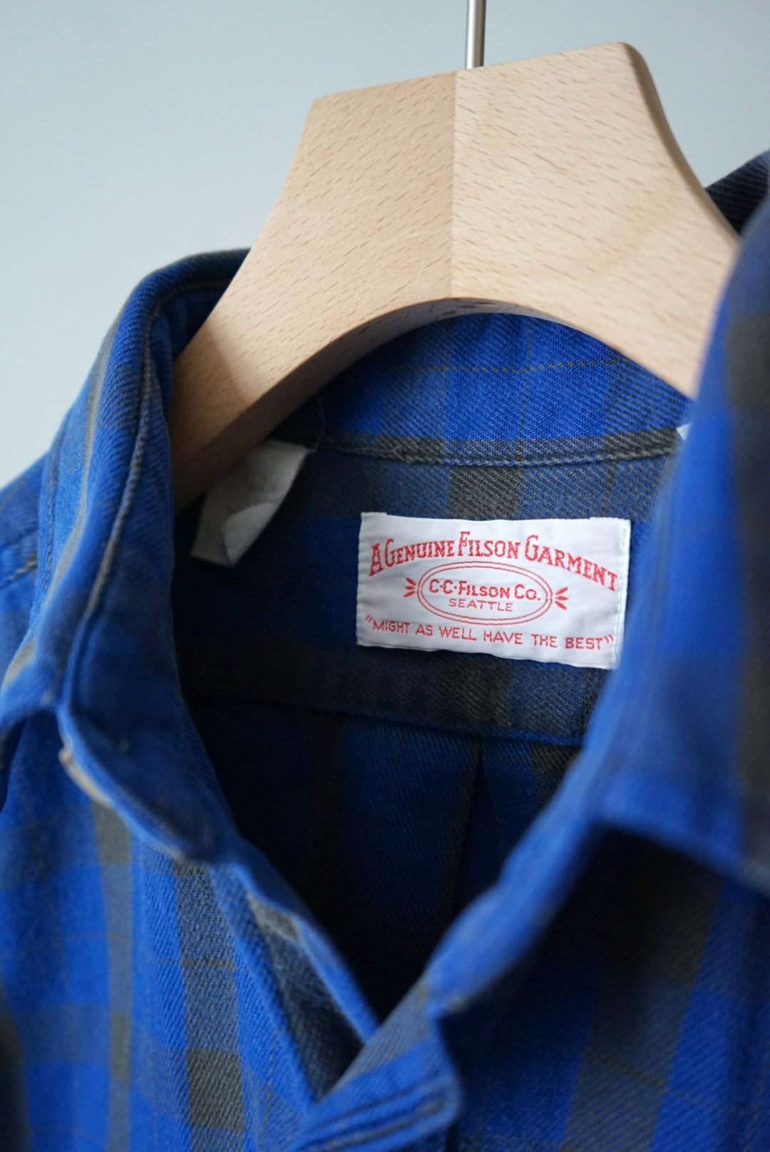 Heavy flannel check shirt