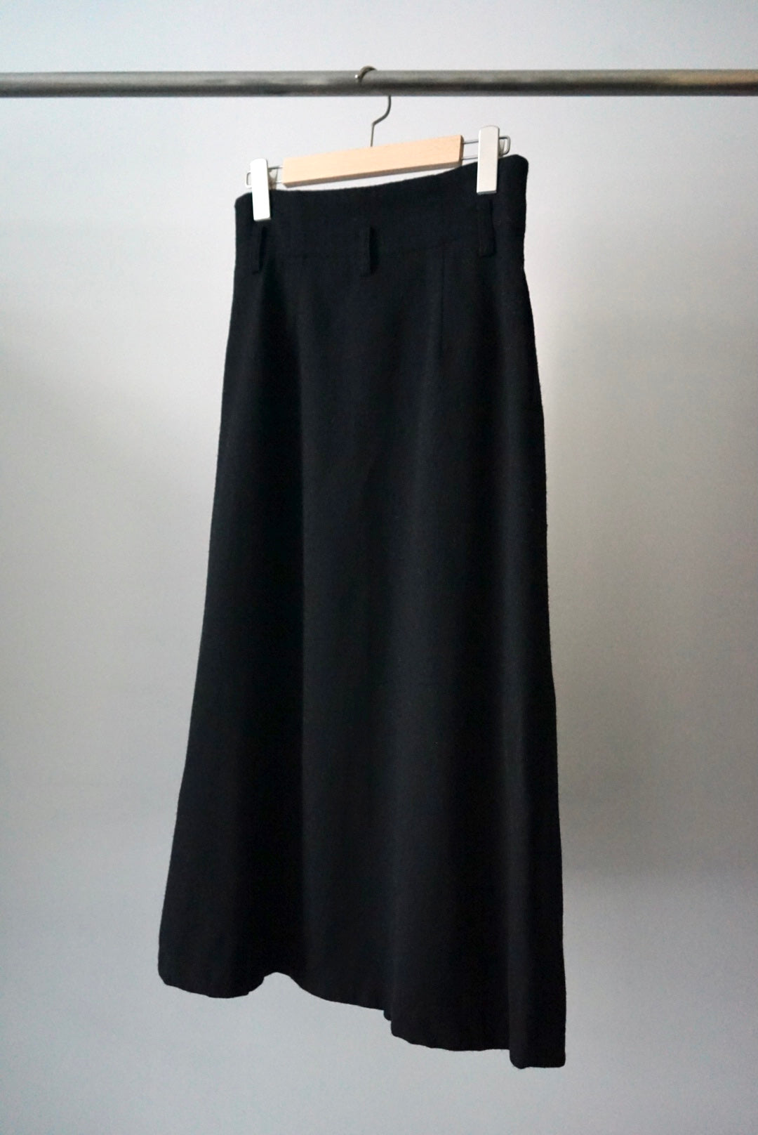 "tricot COMME des GARCONS" front pleats skirt