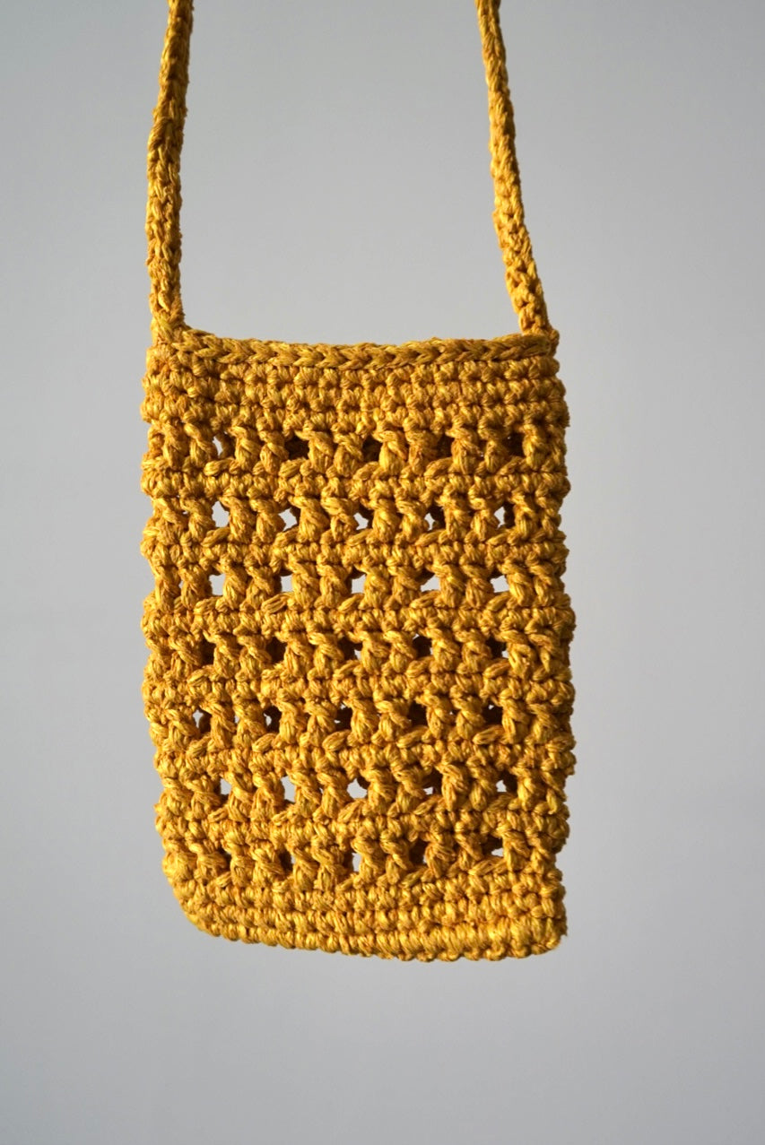 【SHOTAHIYAMA】washi mix hand knit pouch