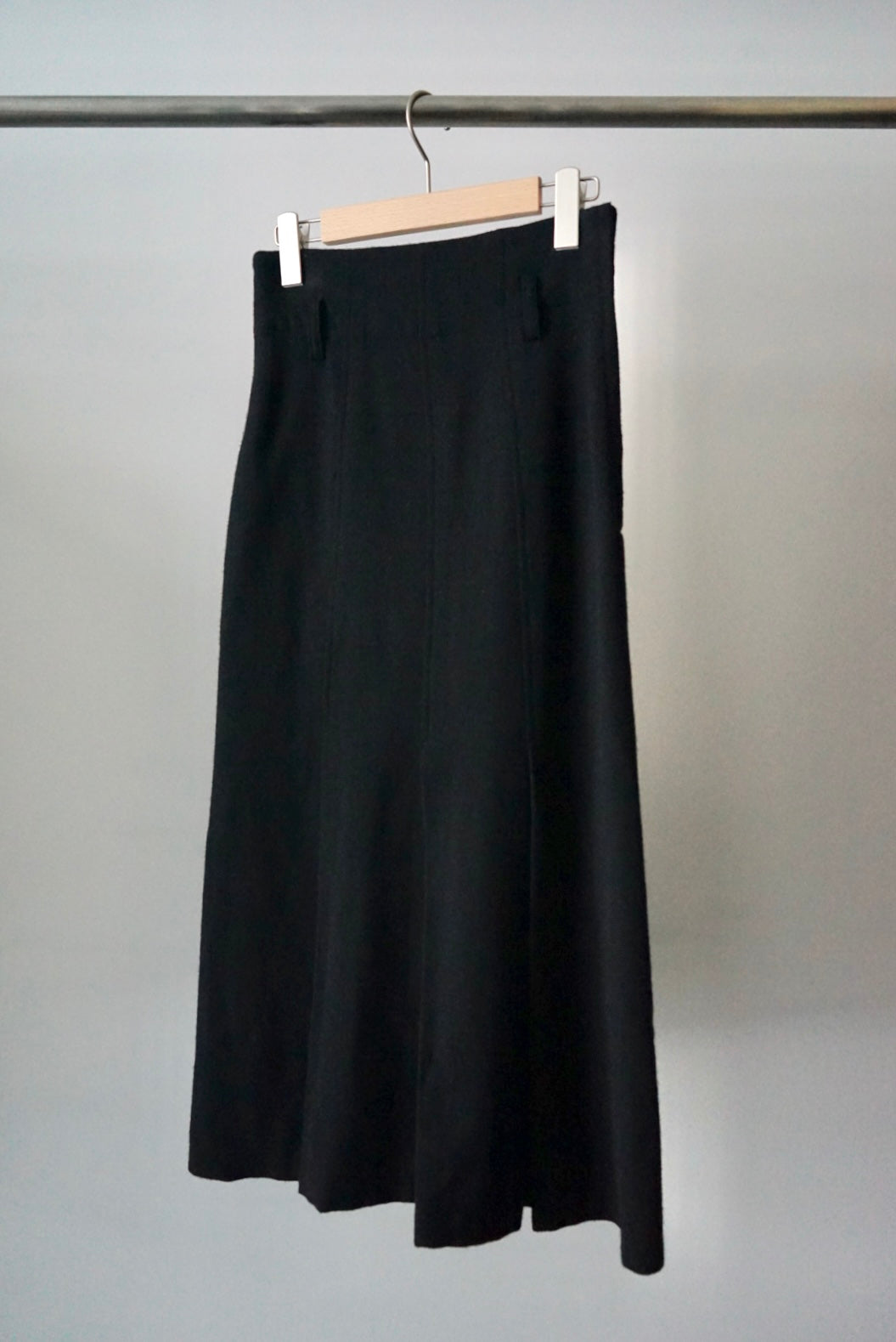 "tricot COMME des GARCONS" front pleats skirt