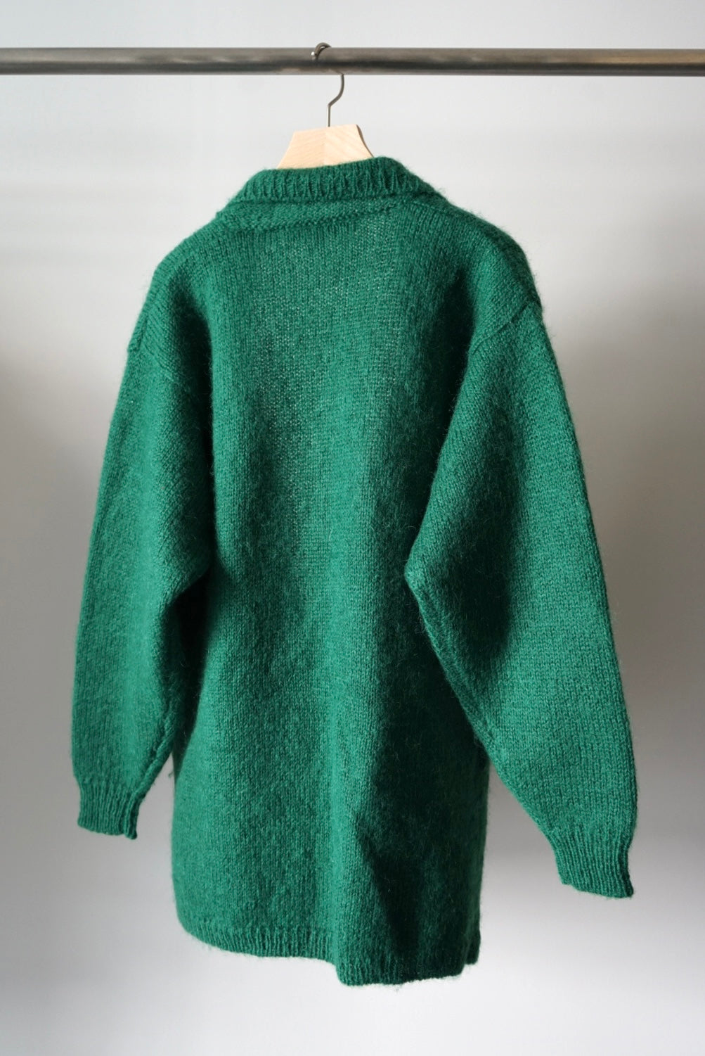 Mohair knit jacket