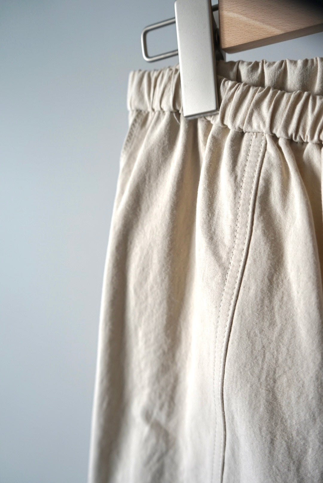 【HAKUJI】 Cotton linen weather pants sand