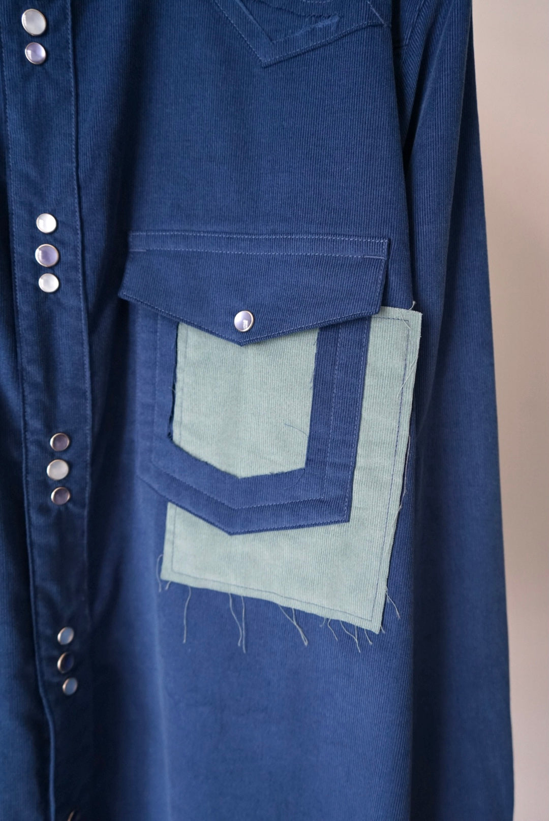 【SHOTAHIYAMA】corduroy cutting western shirt