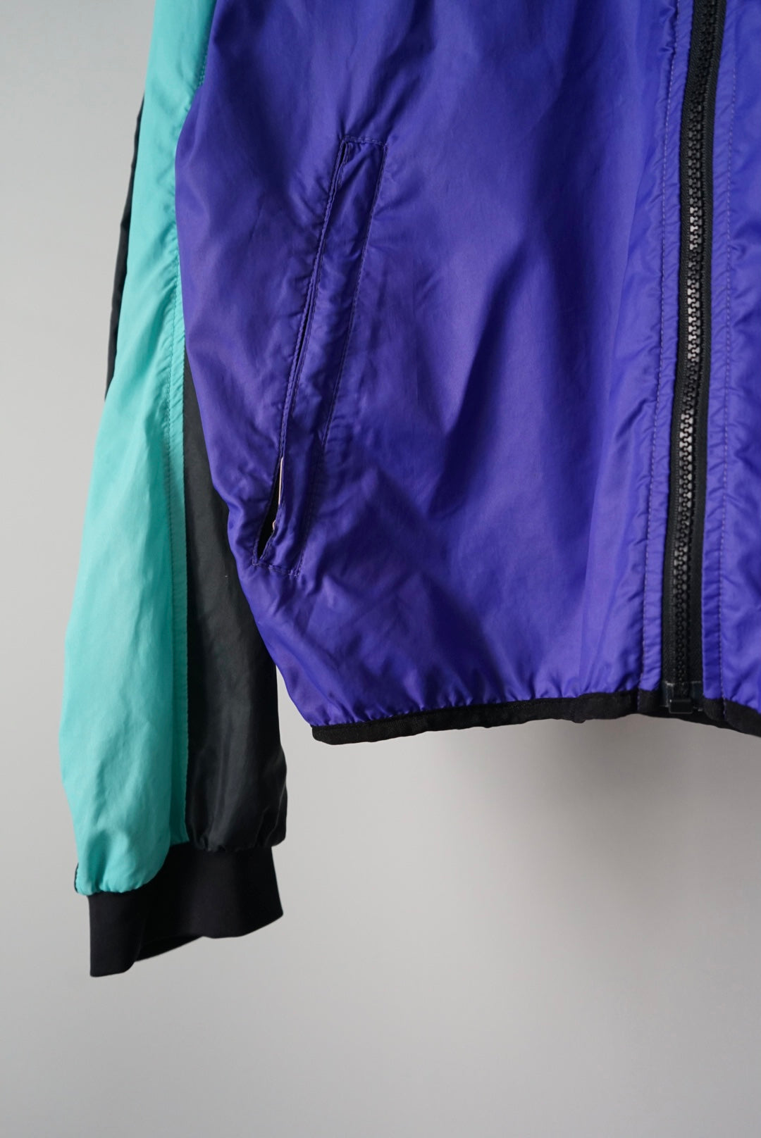 "THE NORTH FACE" Multi colors nylon jacket made in USA