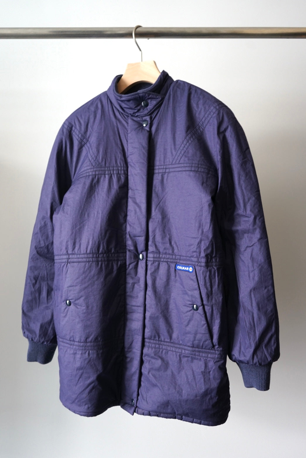 Knit quilting reversible jacket