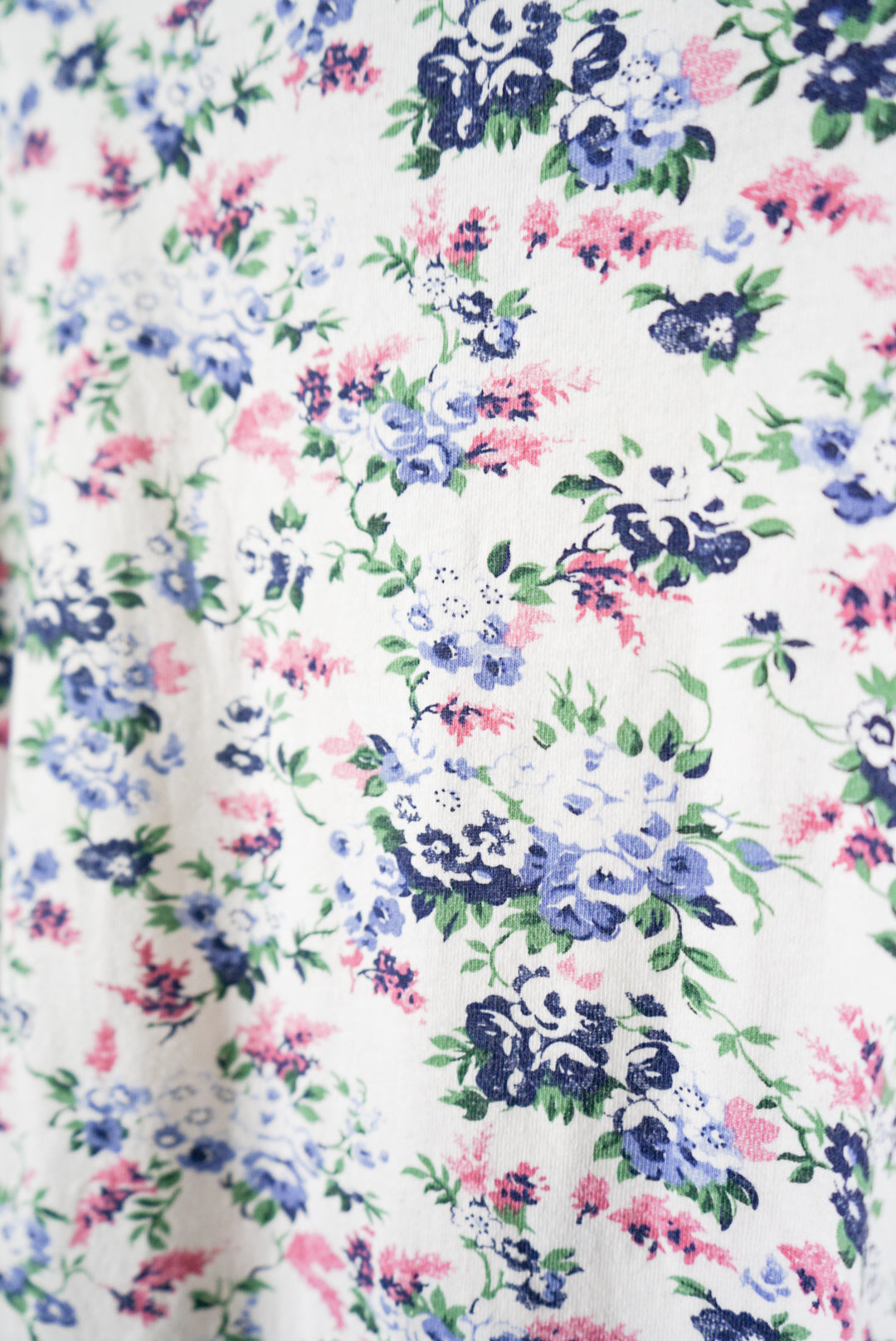 Flower print big tee