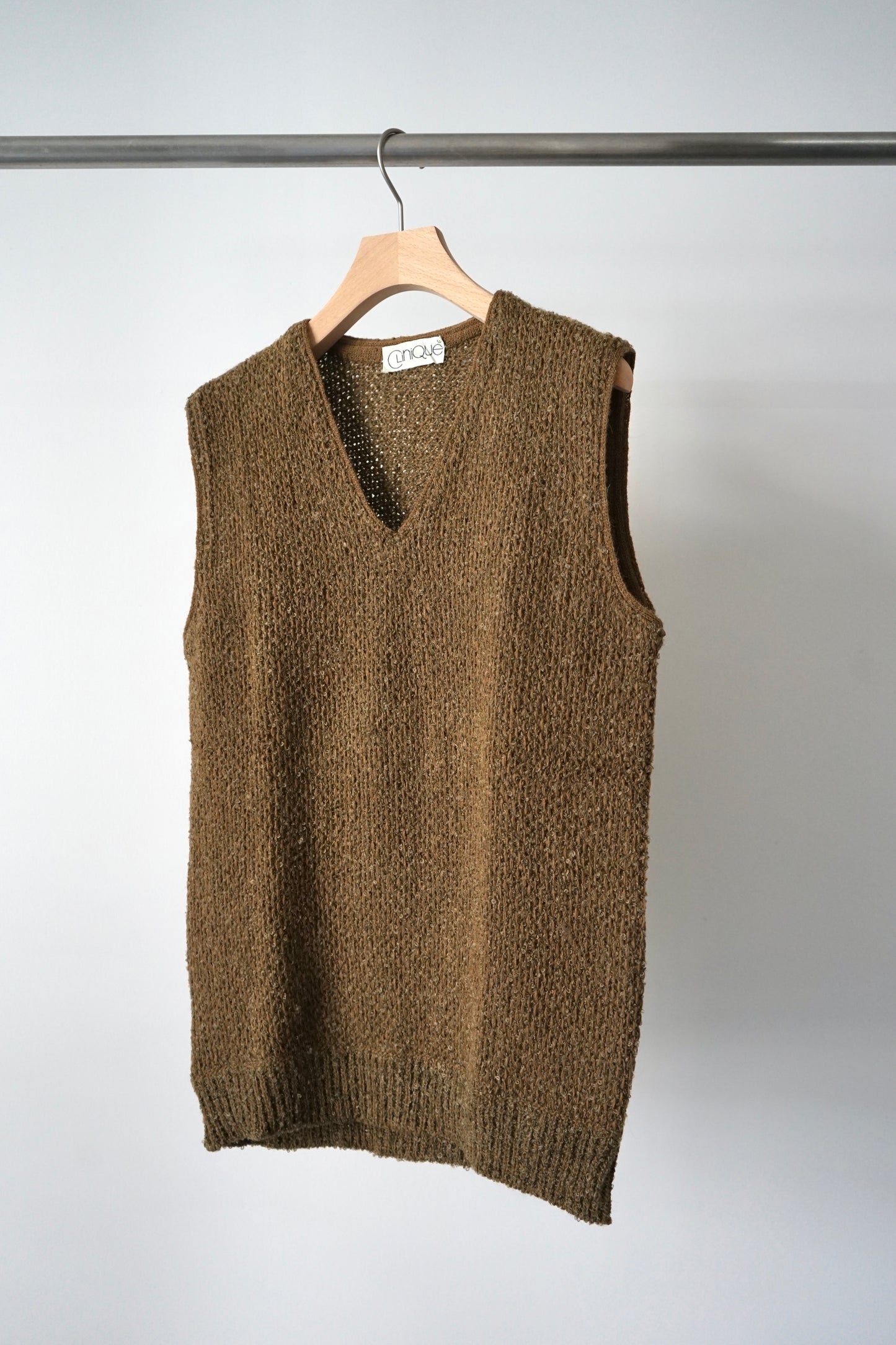 Euro alpaca mix knit vest