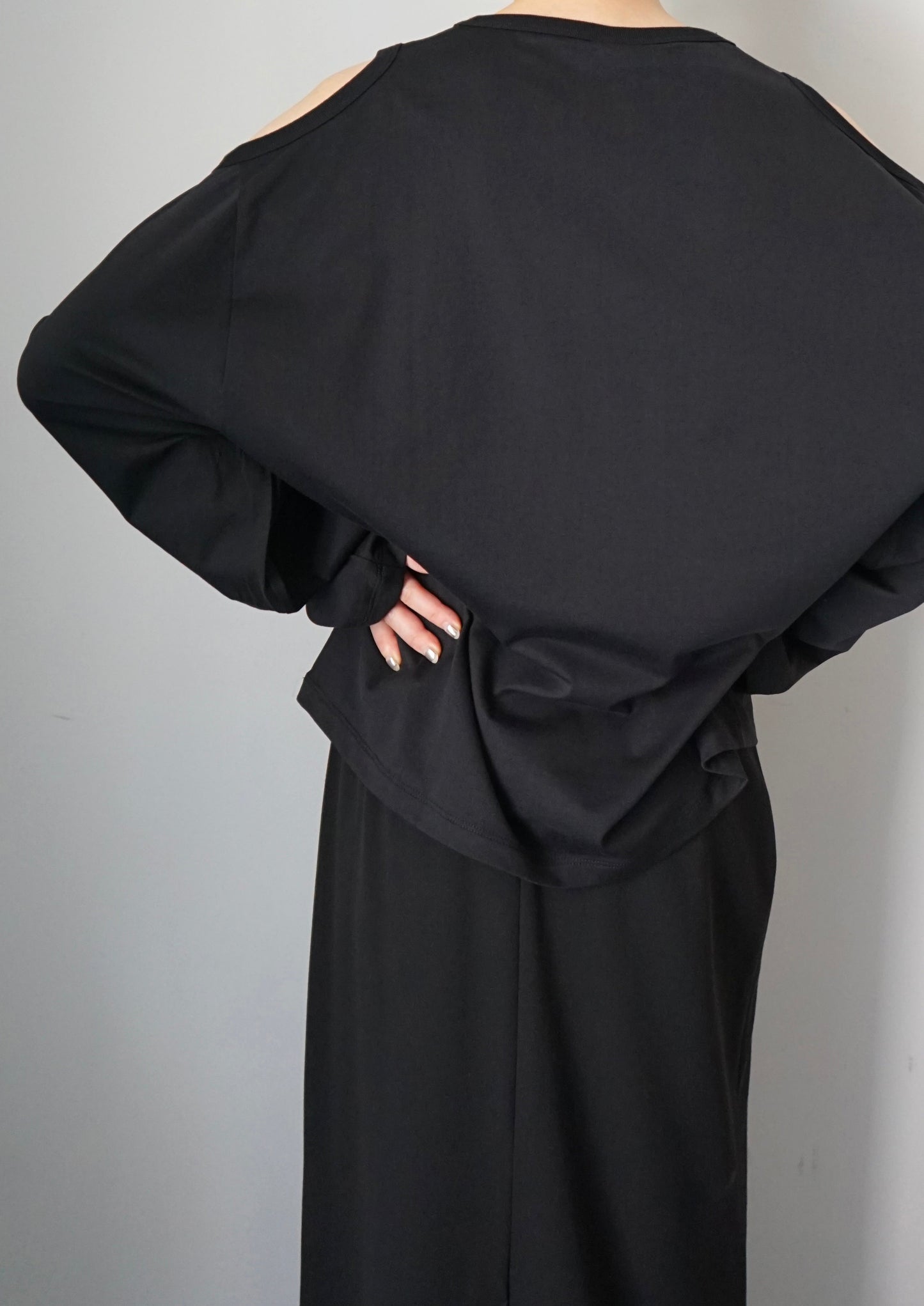 【HAKUJI】Compact cotton shoulder hole PO