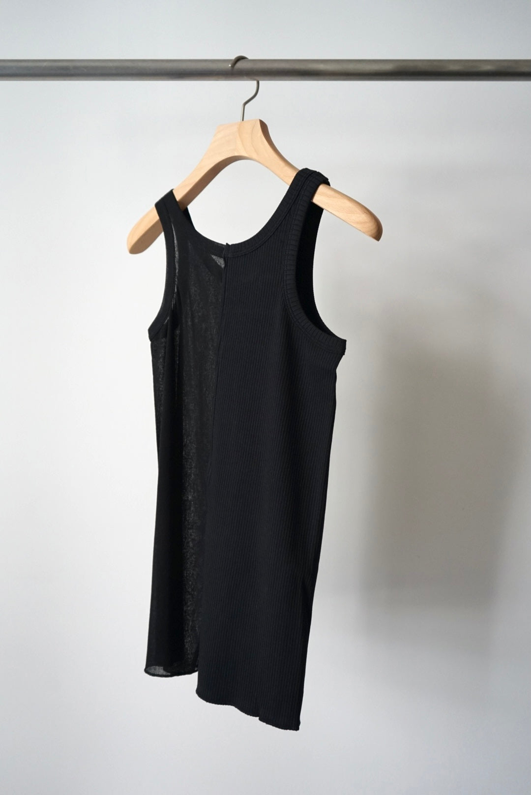 【HAKUJI】sheer/OG rib tanktop