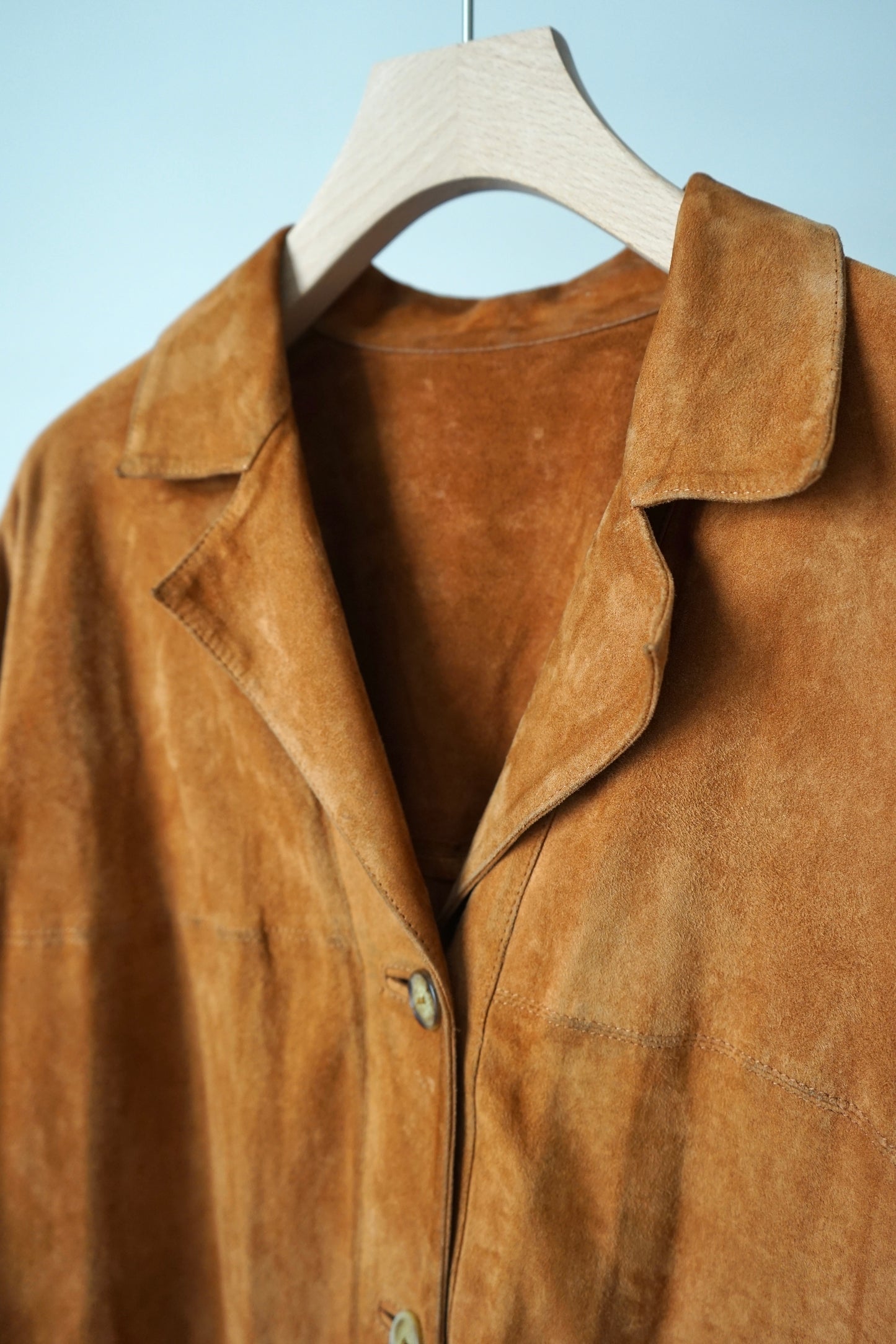 Suede over shirt jacket