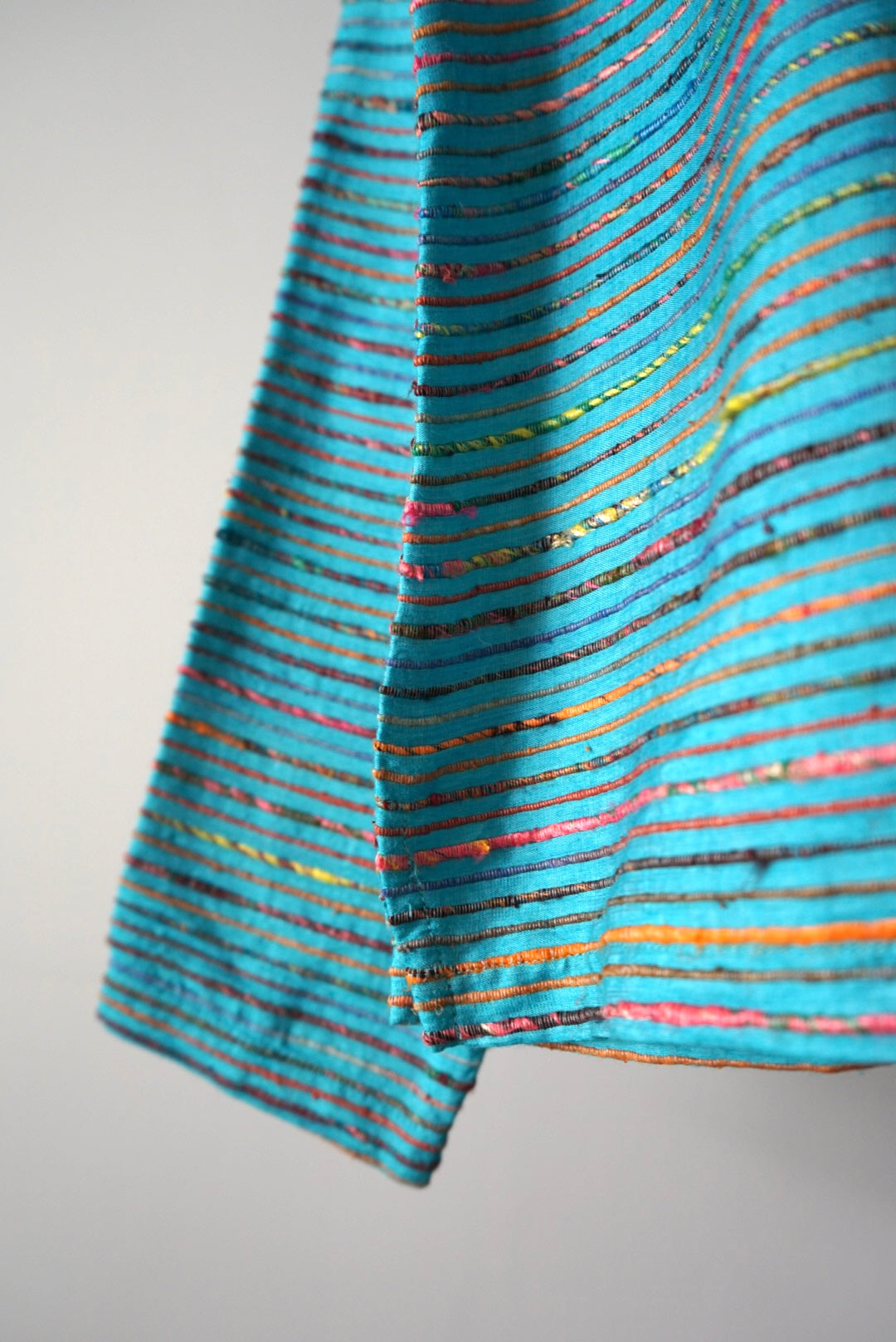 Silk rayon stripe jacket