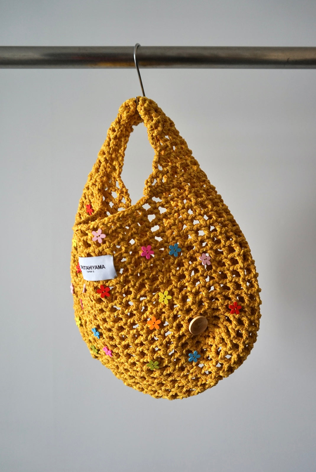 【SHOTAHIYAMA】washi mix hand knit bag