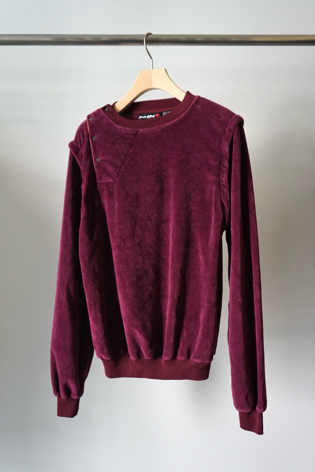 Detachable vevet sweat