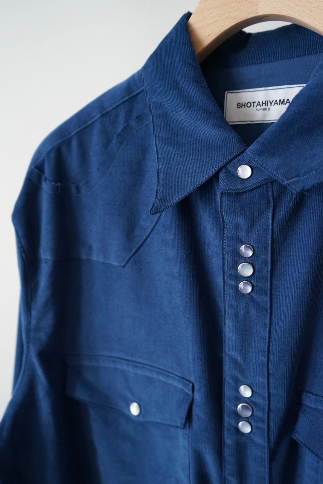 【SHOTAHIYAMA】corduroy cutting western shirt