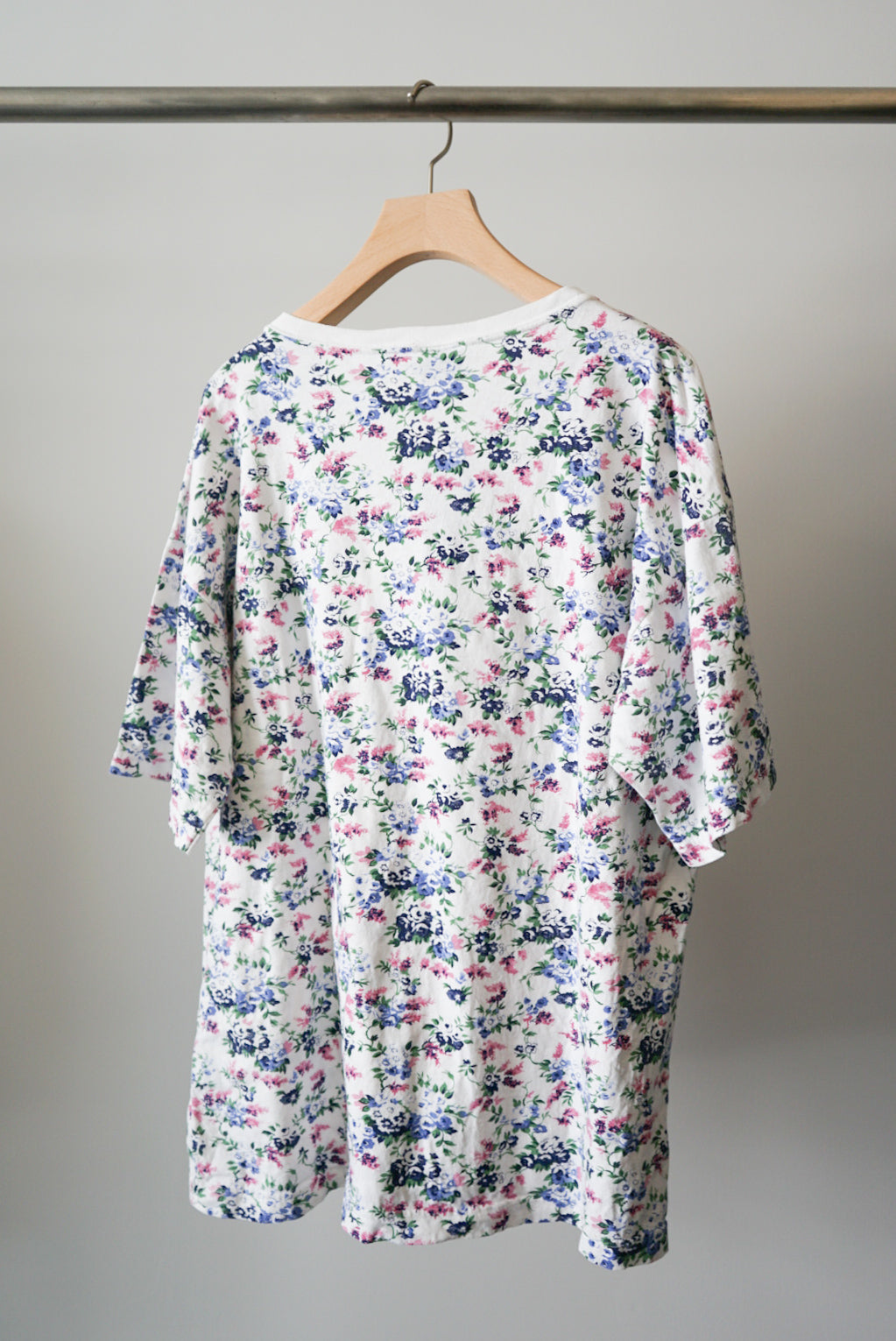 Flower print big tee