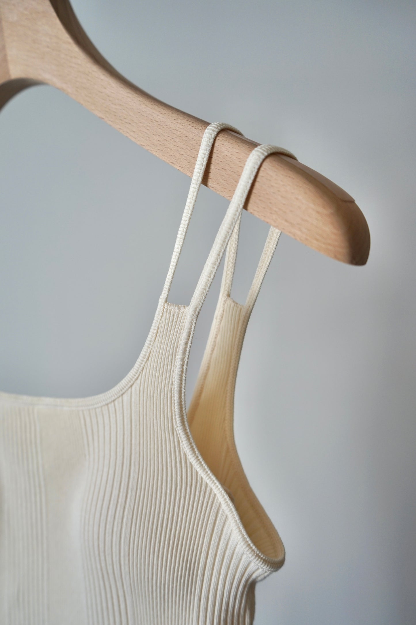 【HAKUJI】Random rib bra TT -Ivory-