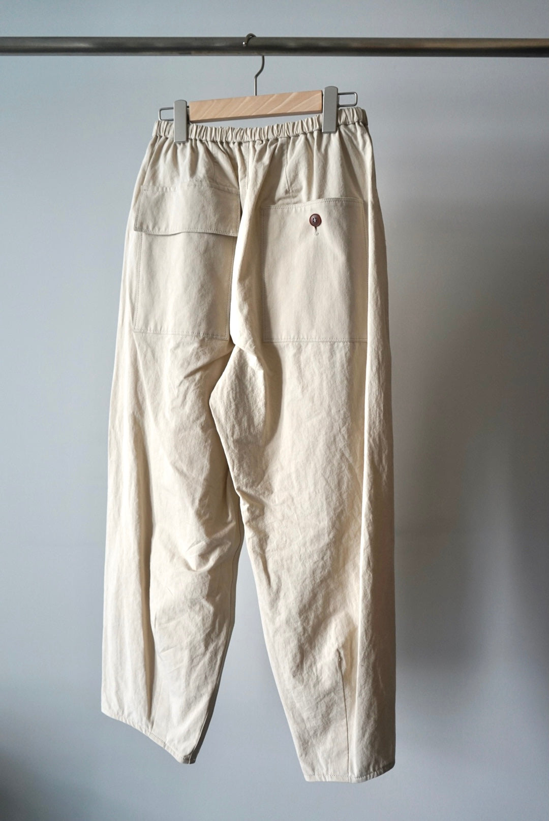 【HAKUJI】 Cotton linen weather pants sand
