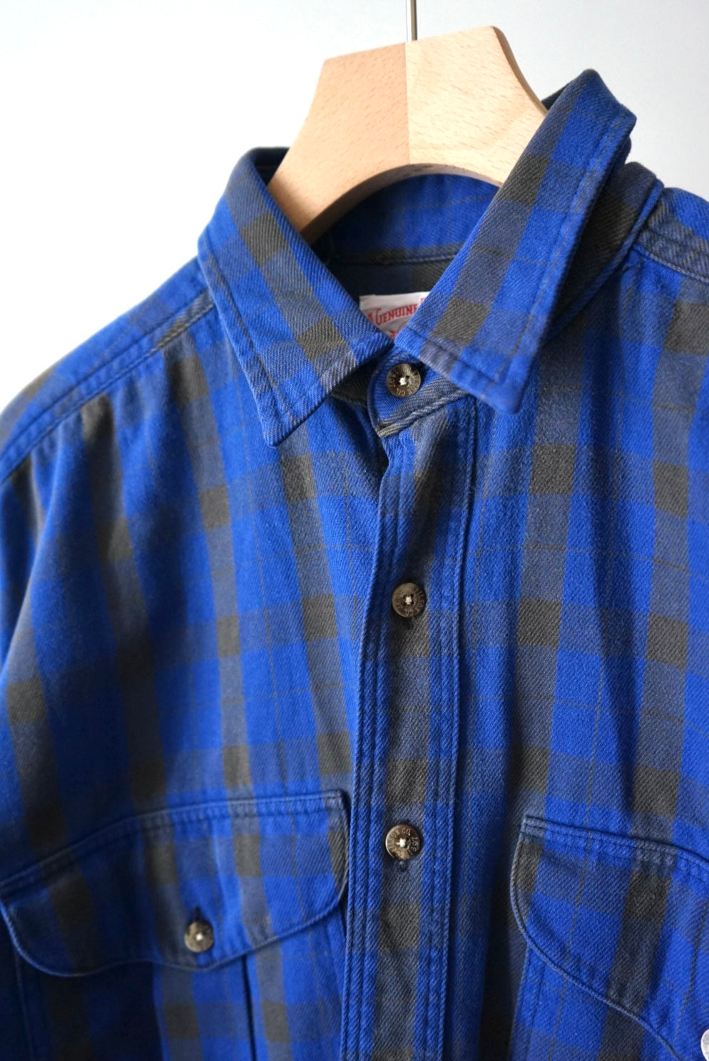 Heavy flannel check shirt