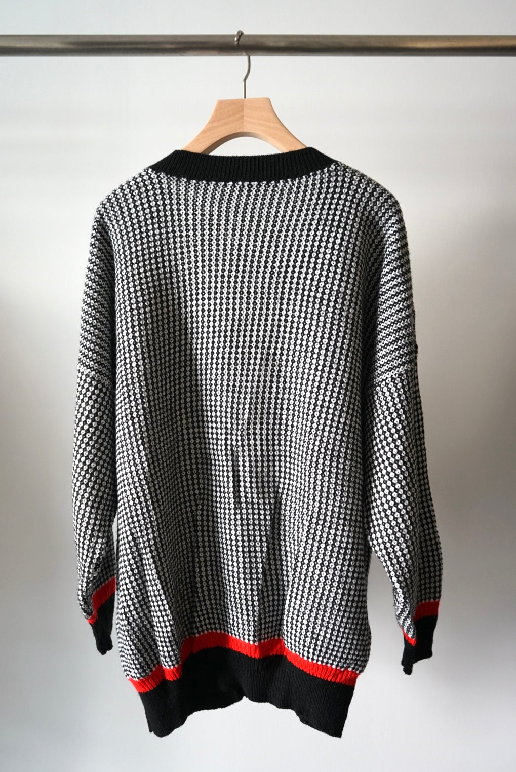 Accent line cardigan